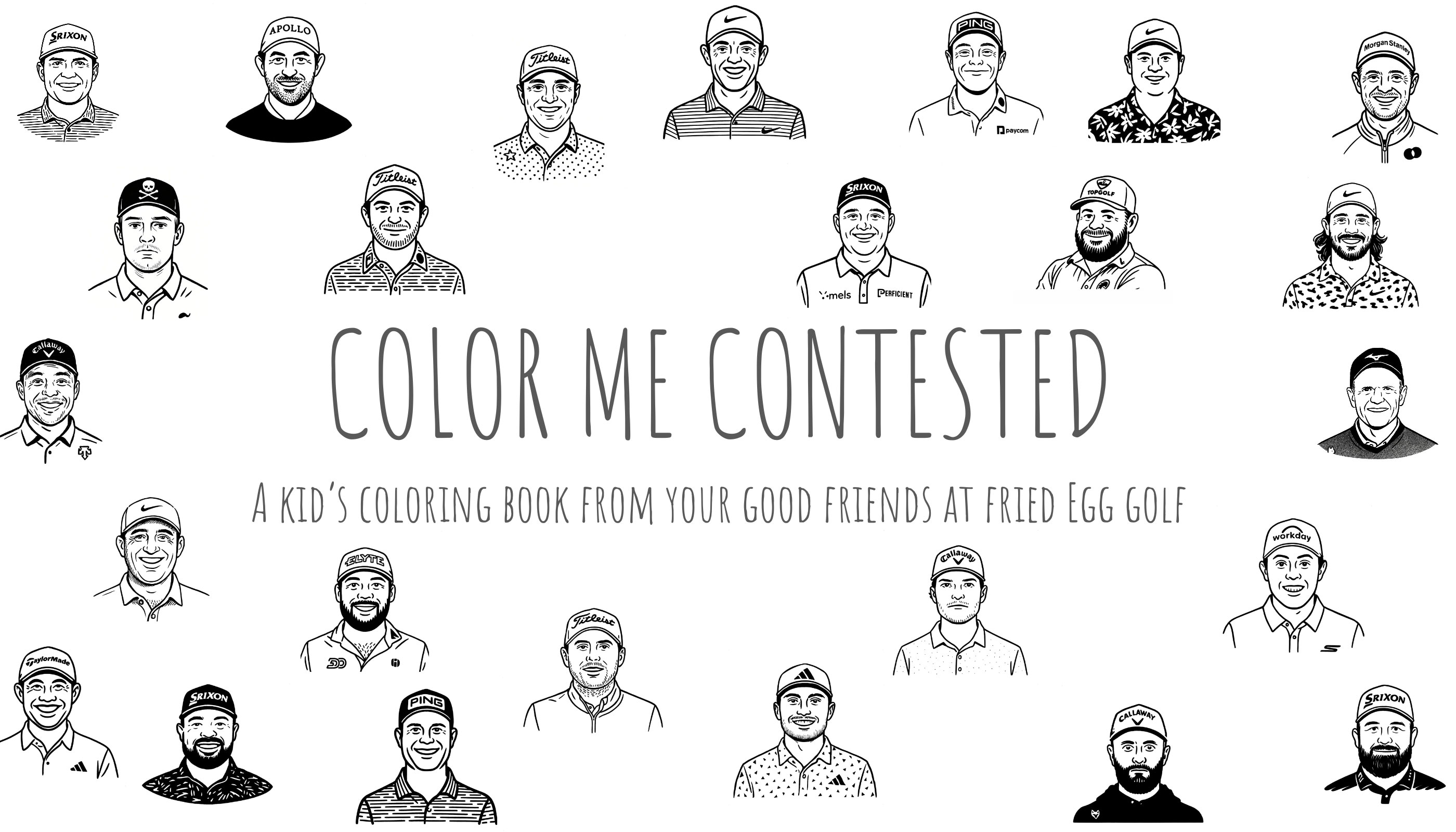 Ryder Cup Coloring Book