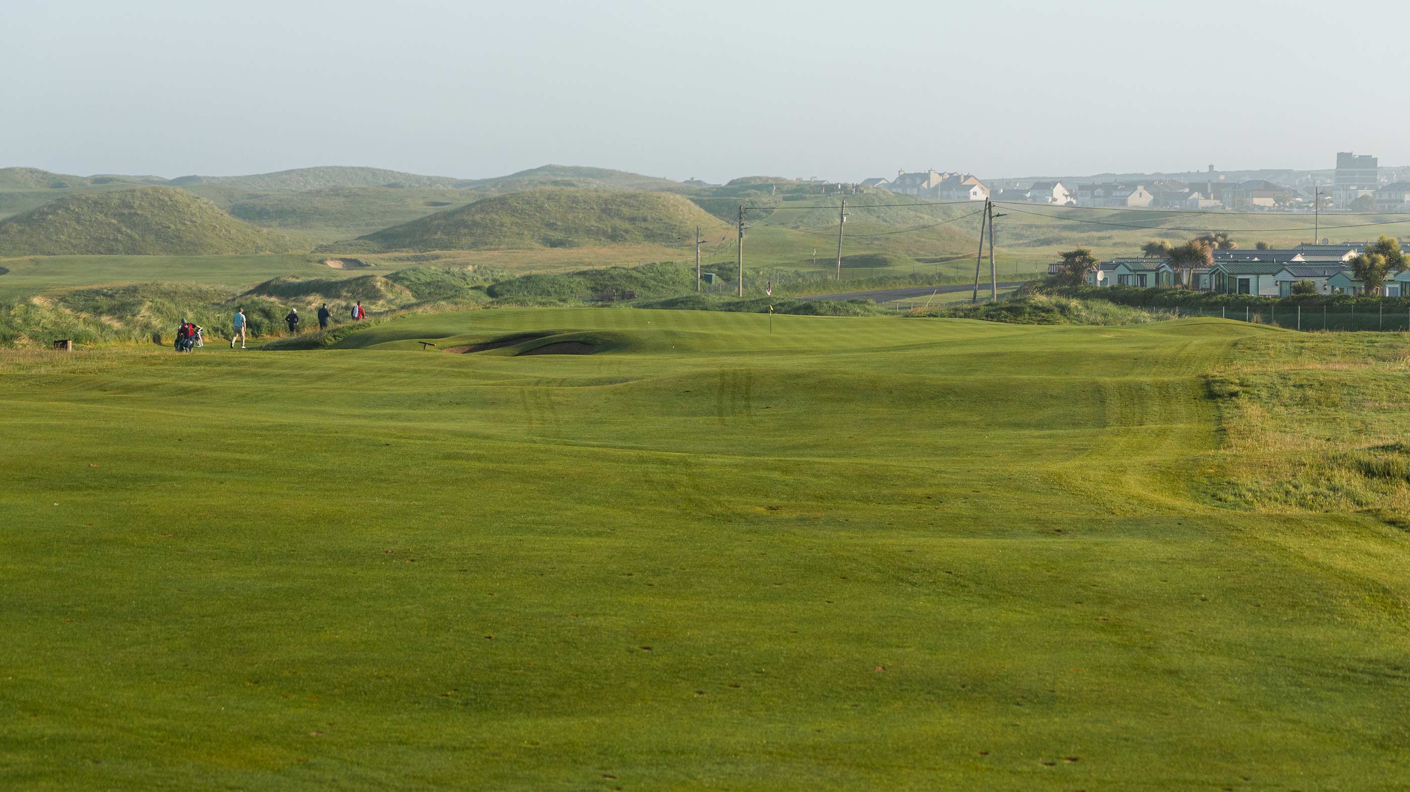 The first fairway at Ballybunion Old (Fried Egg Golf)