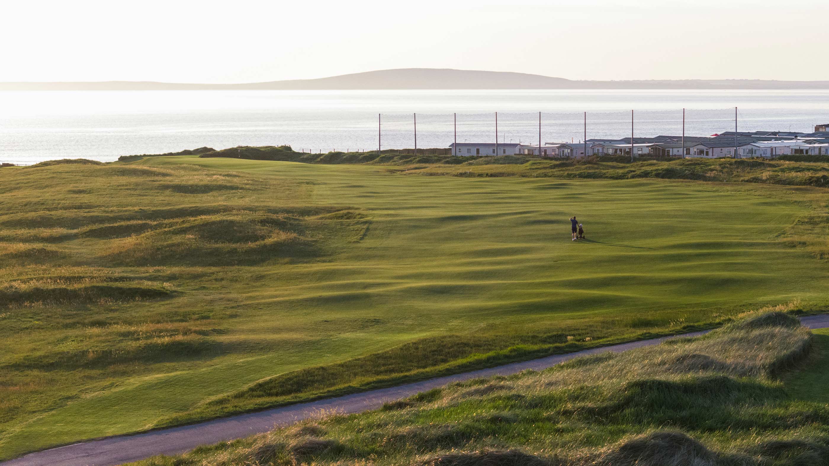 The sixth tee shot at Ballybunion Old (Fried Egg Golf)