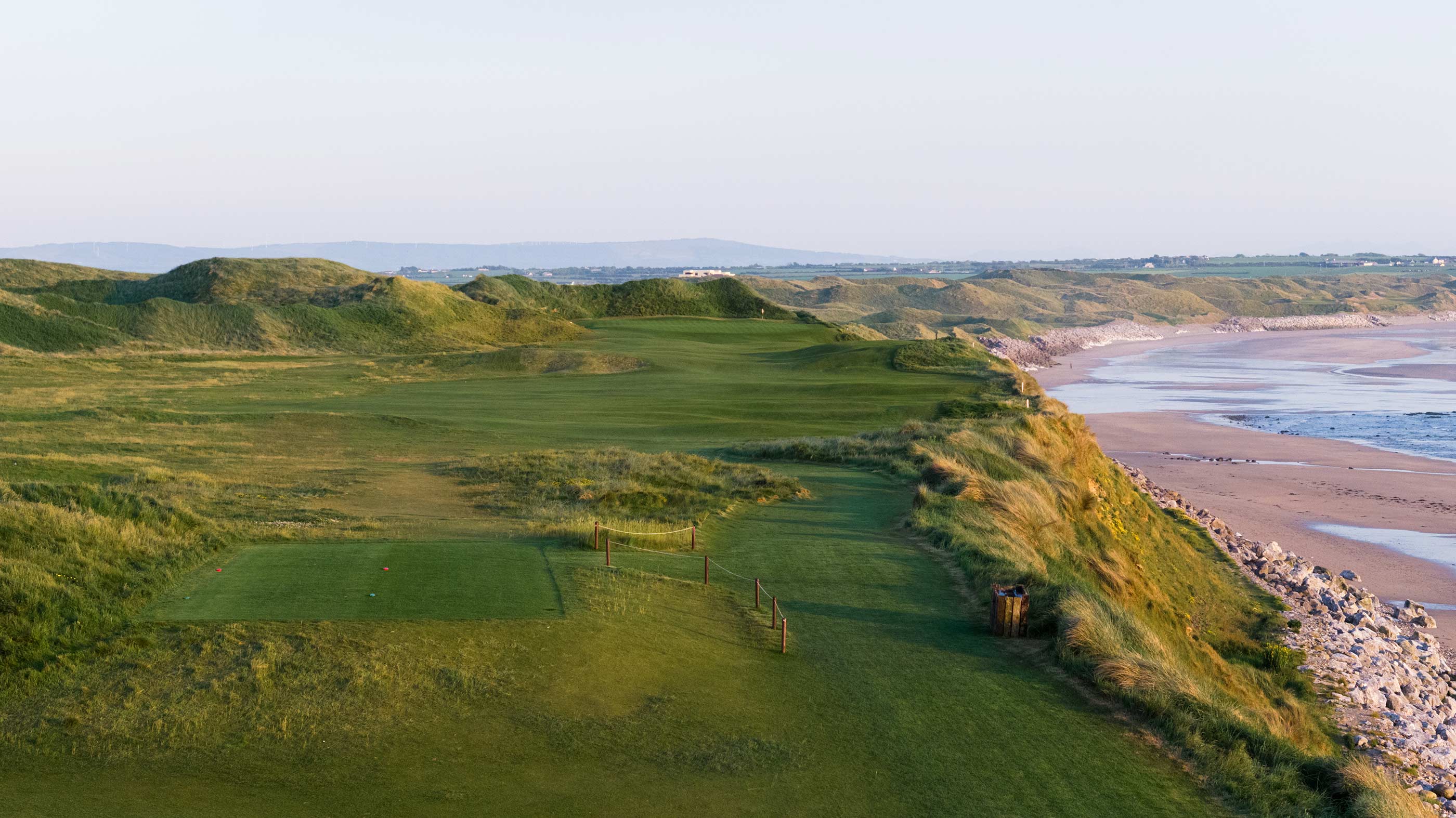 The seventh tee shot at Ballybunion Old (Fried Egg Golf)