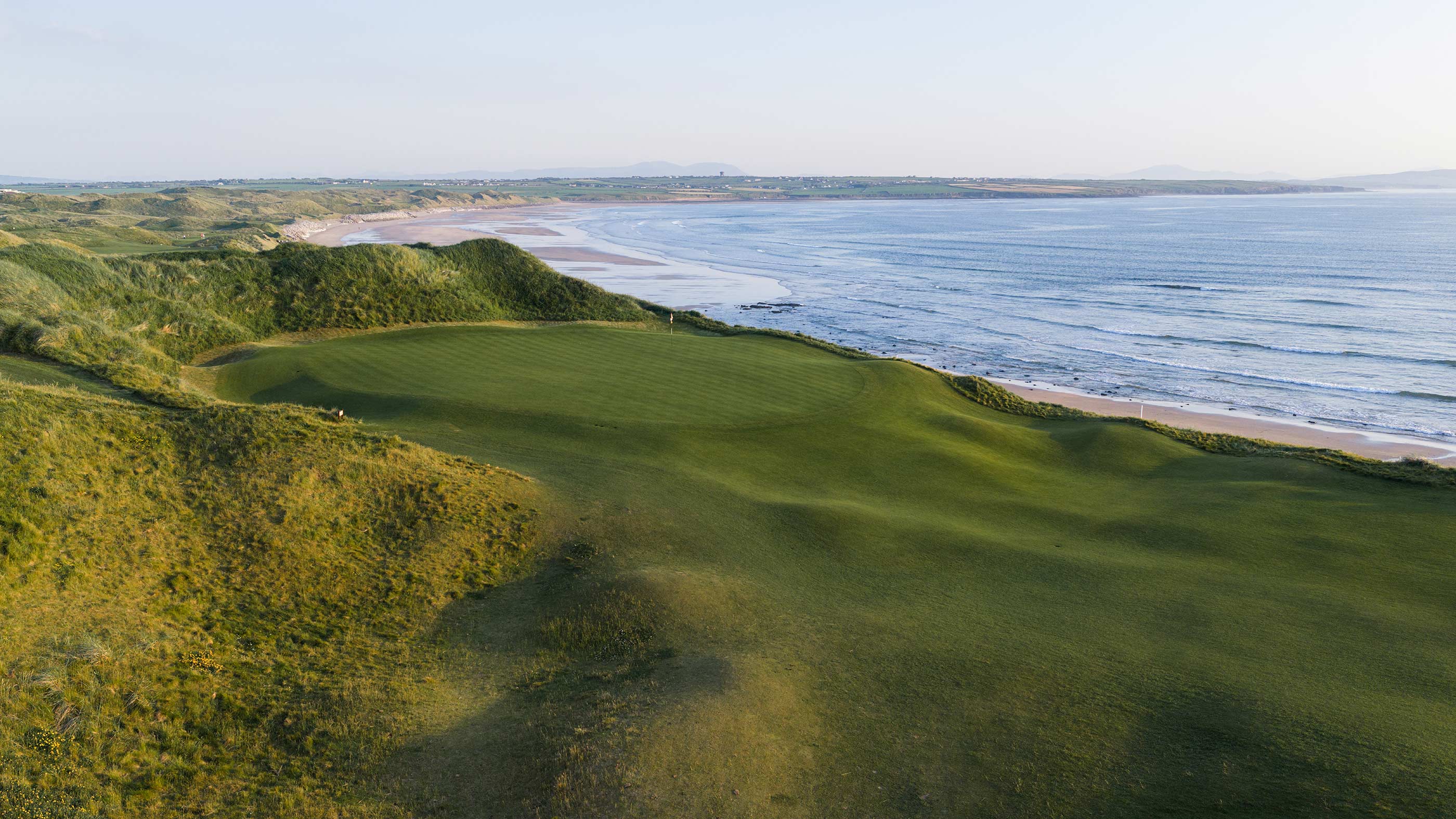 Front of the seventh green at Ballybunion Old (Fried Egg Golf)