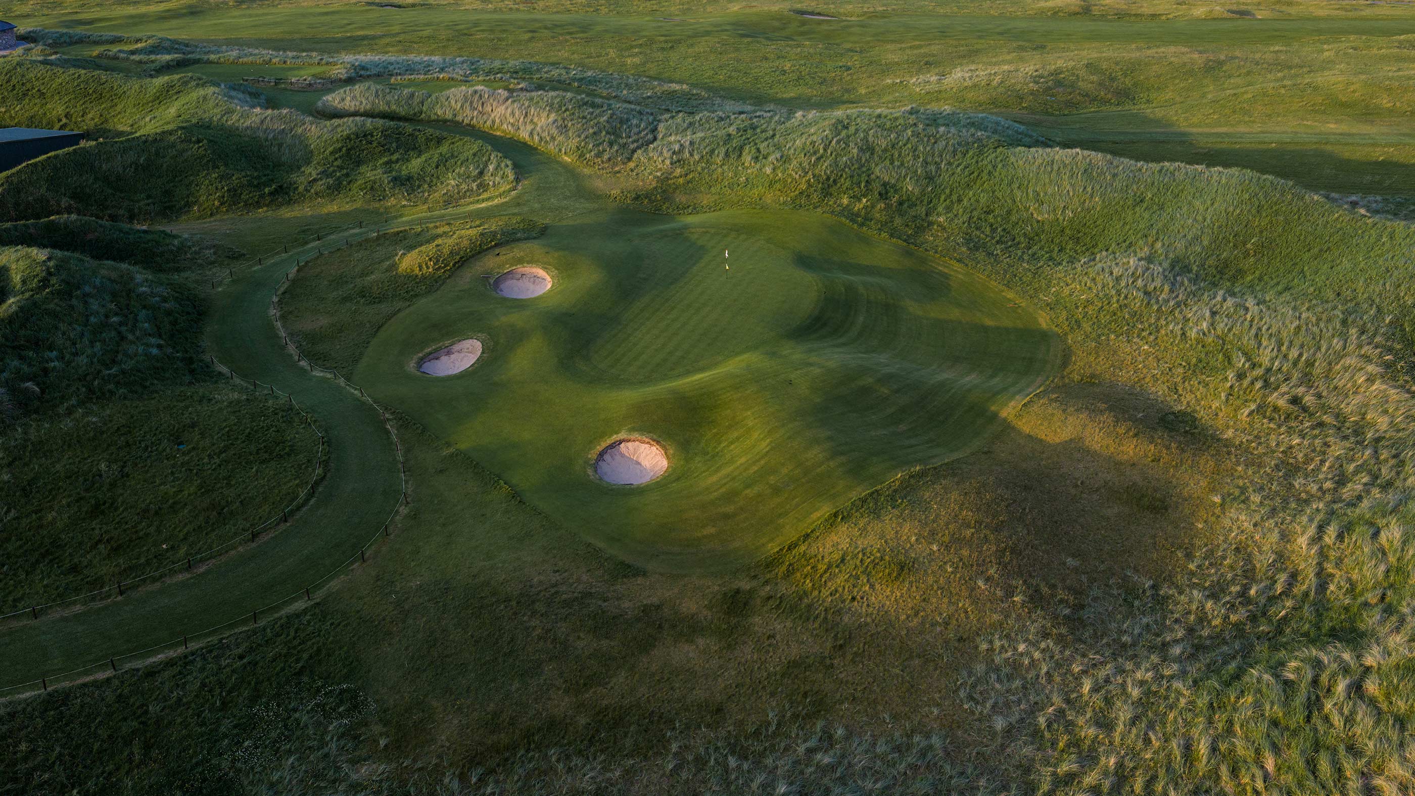 Above the eighth green at Ballybunion Old (Fried Egg Golf)