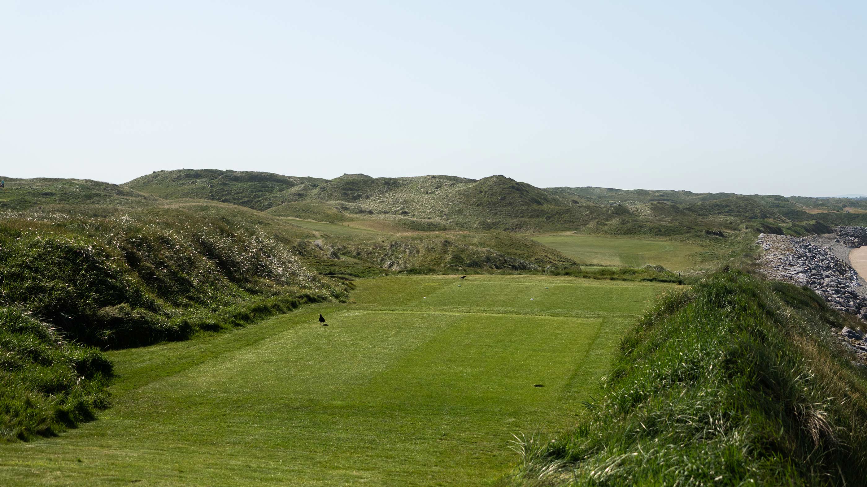 The 16th tee shot at Ballybunion Old (Fried Egg Golf)