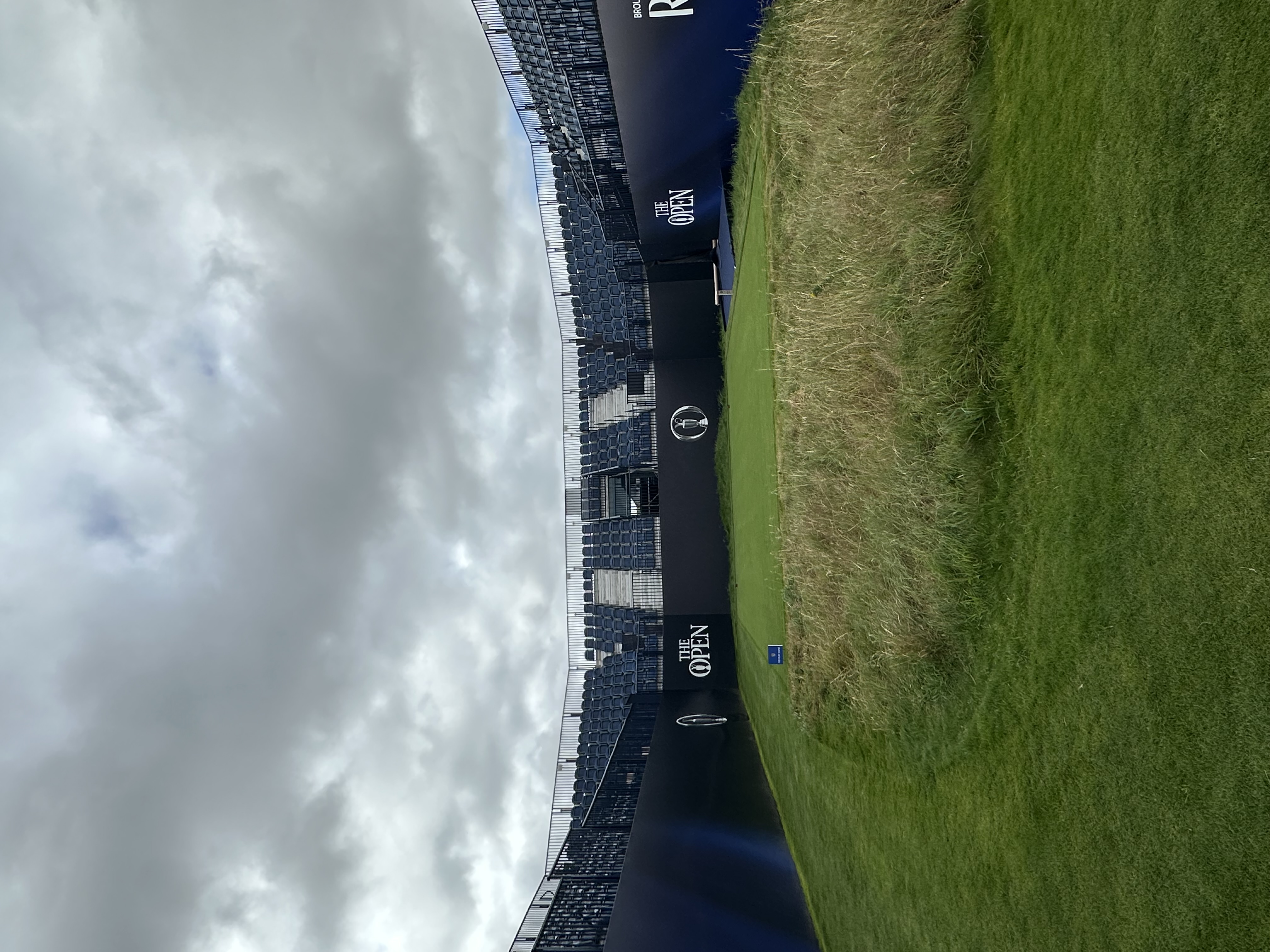 First tee buildout at Royal Birkdale (Fried Egg Golf)