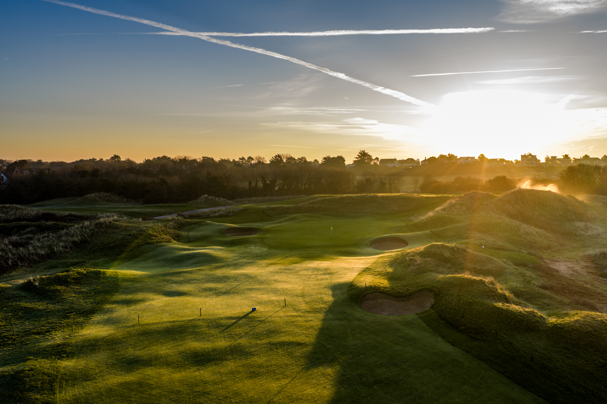 Approach to the third green at Royal Birkdale (Cookie Jar Golf)
