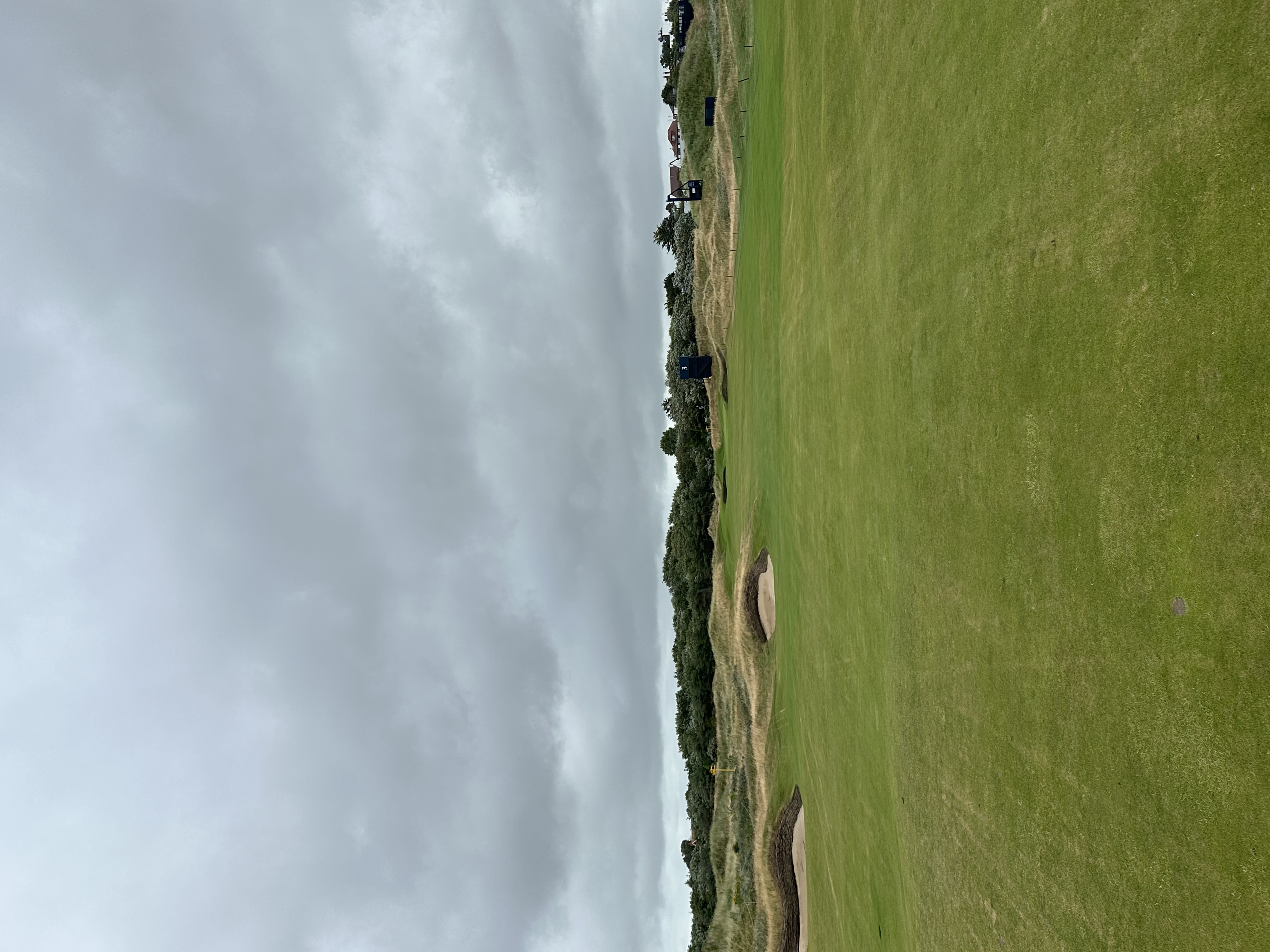 Ground view of the third approach at Royal Birkdale (Fried Egg Golf)