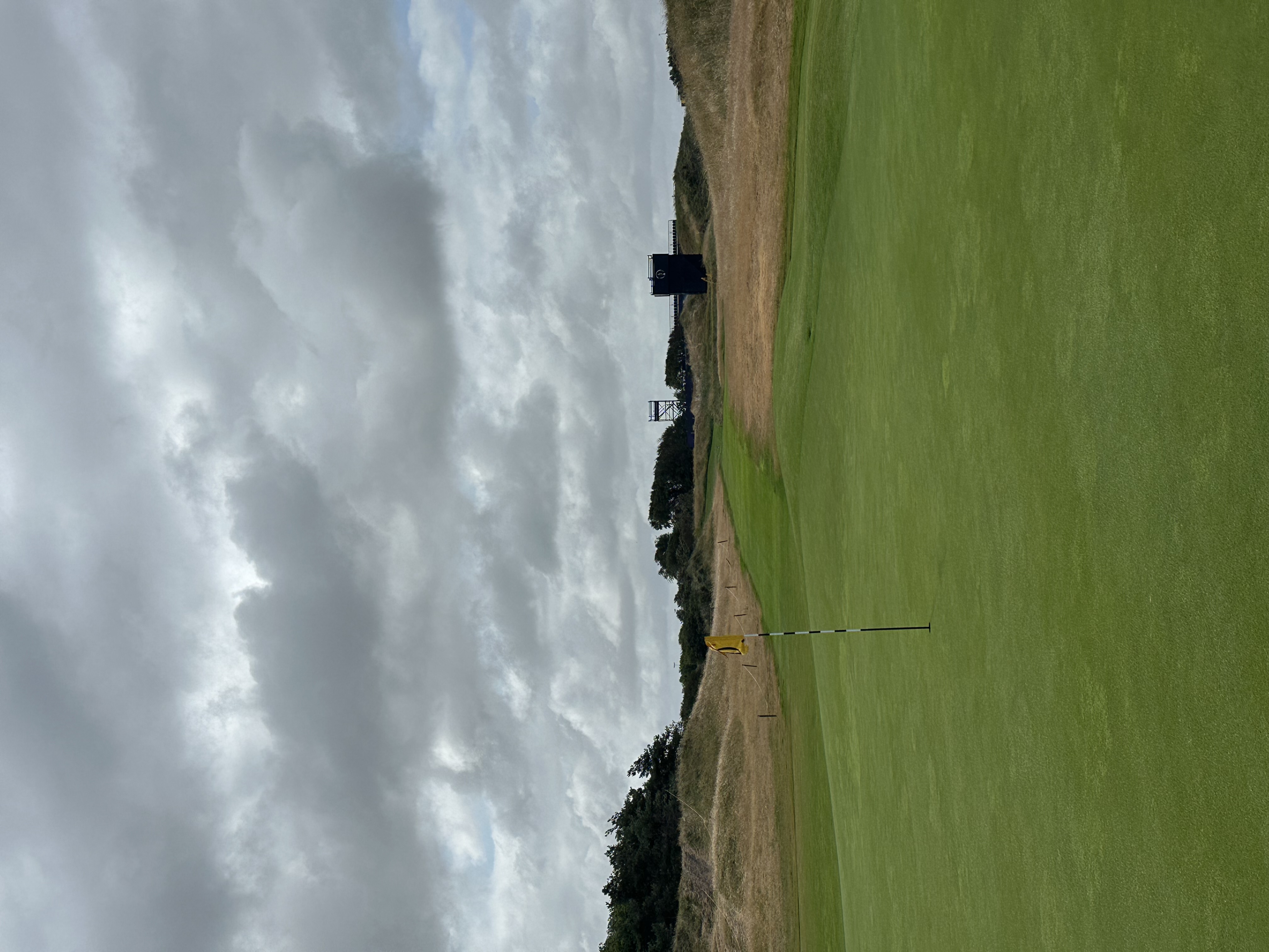 Ground view of the fourth green at Royal Birkdale (Fried Egg Golf)