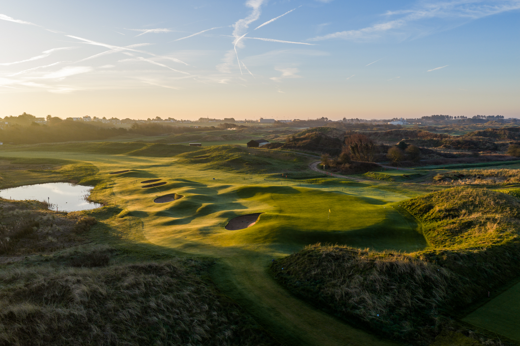Behind the fifth green at Royal Birkdale (Cookie Jar Golf)