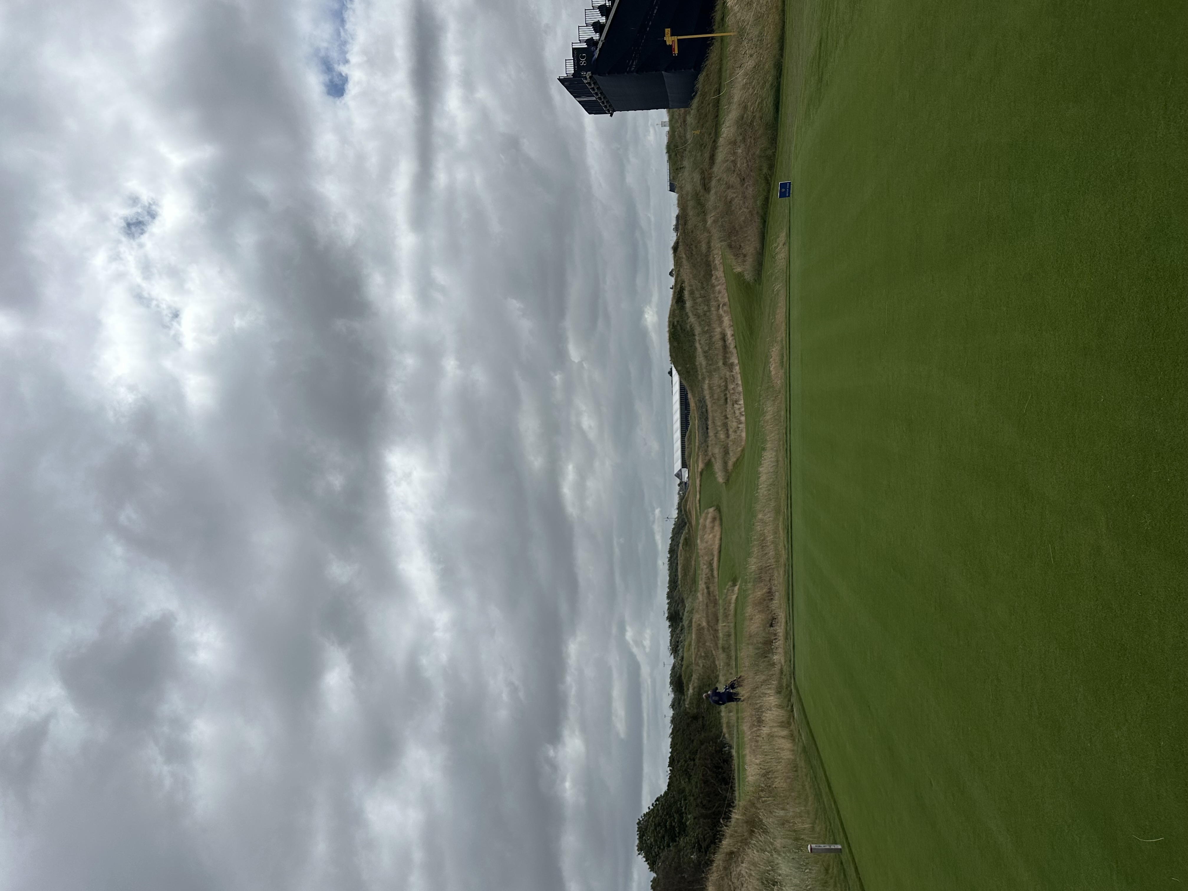 The ninth tee shot at Royal Birkdale (Fried Egg Golf)