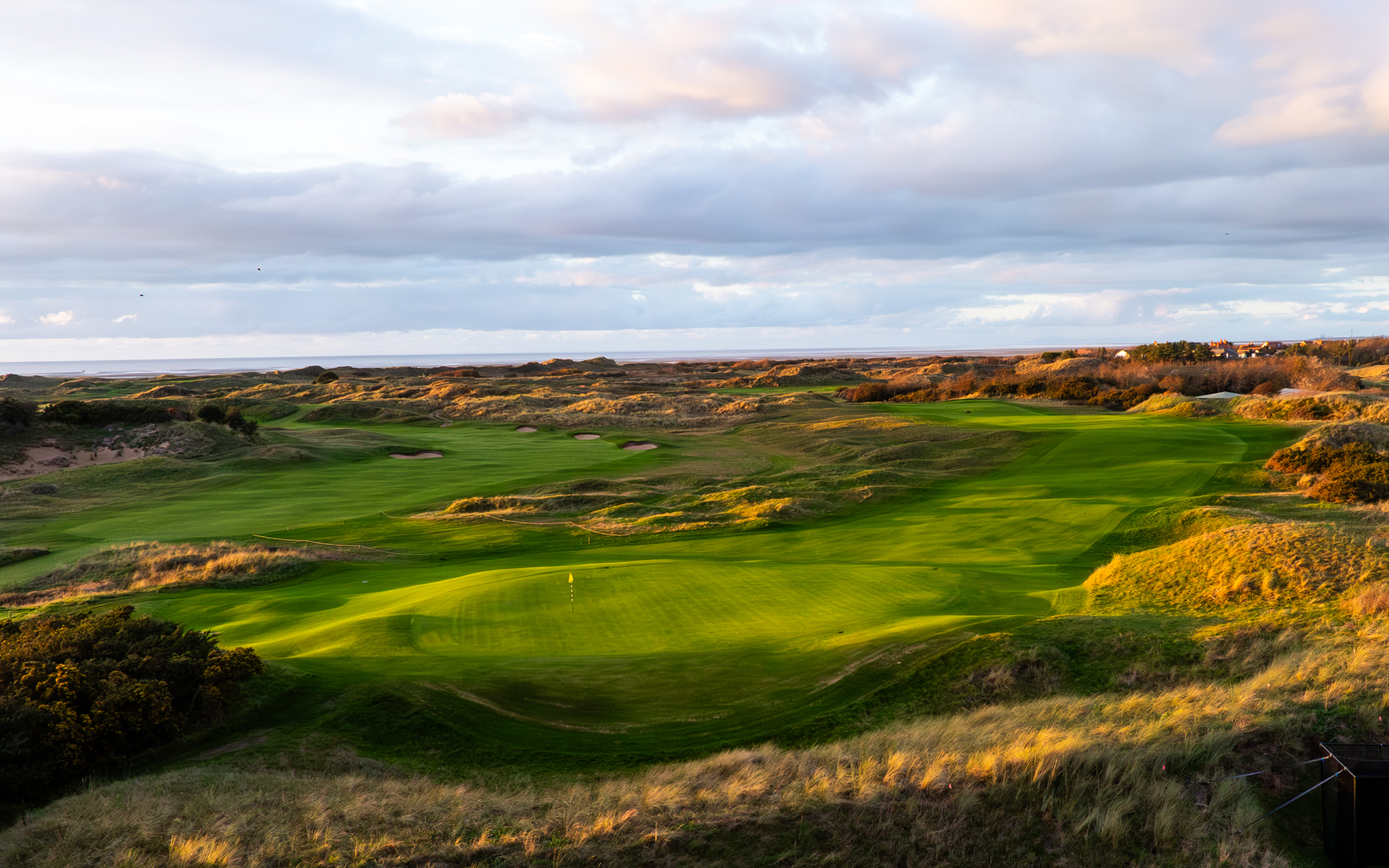Back of the ninth green at Royal Birkdale (Cookie Jar Golf)