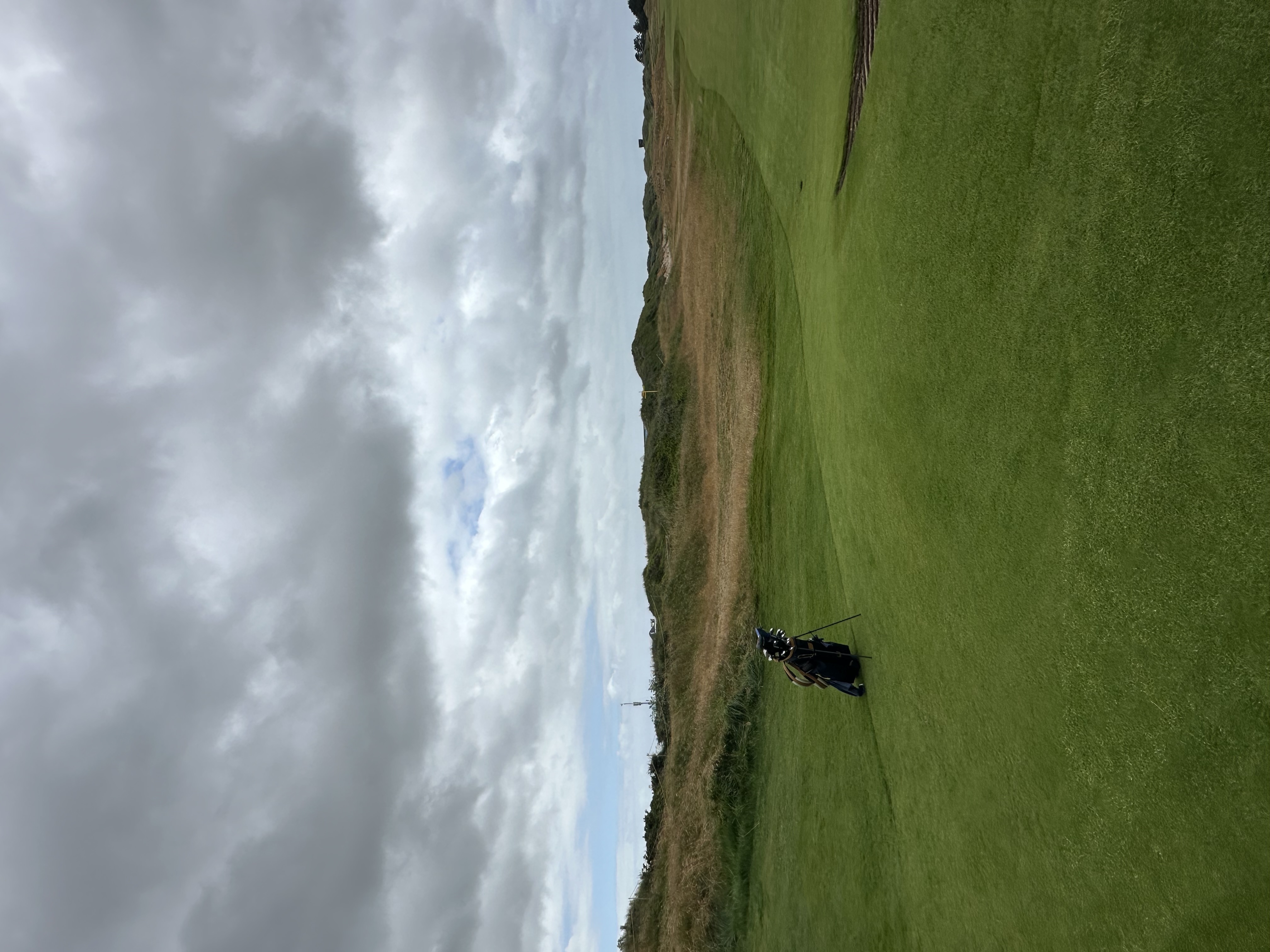Spieth's approach from 2017 on the 13th at Royal Birkdale (Fried Egg Golf)