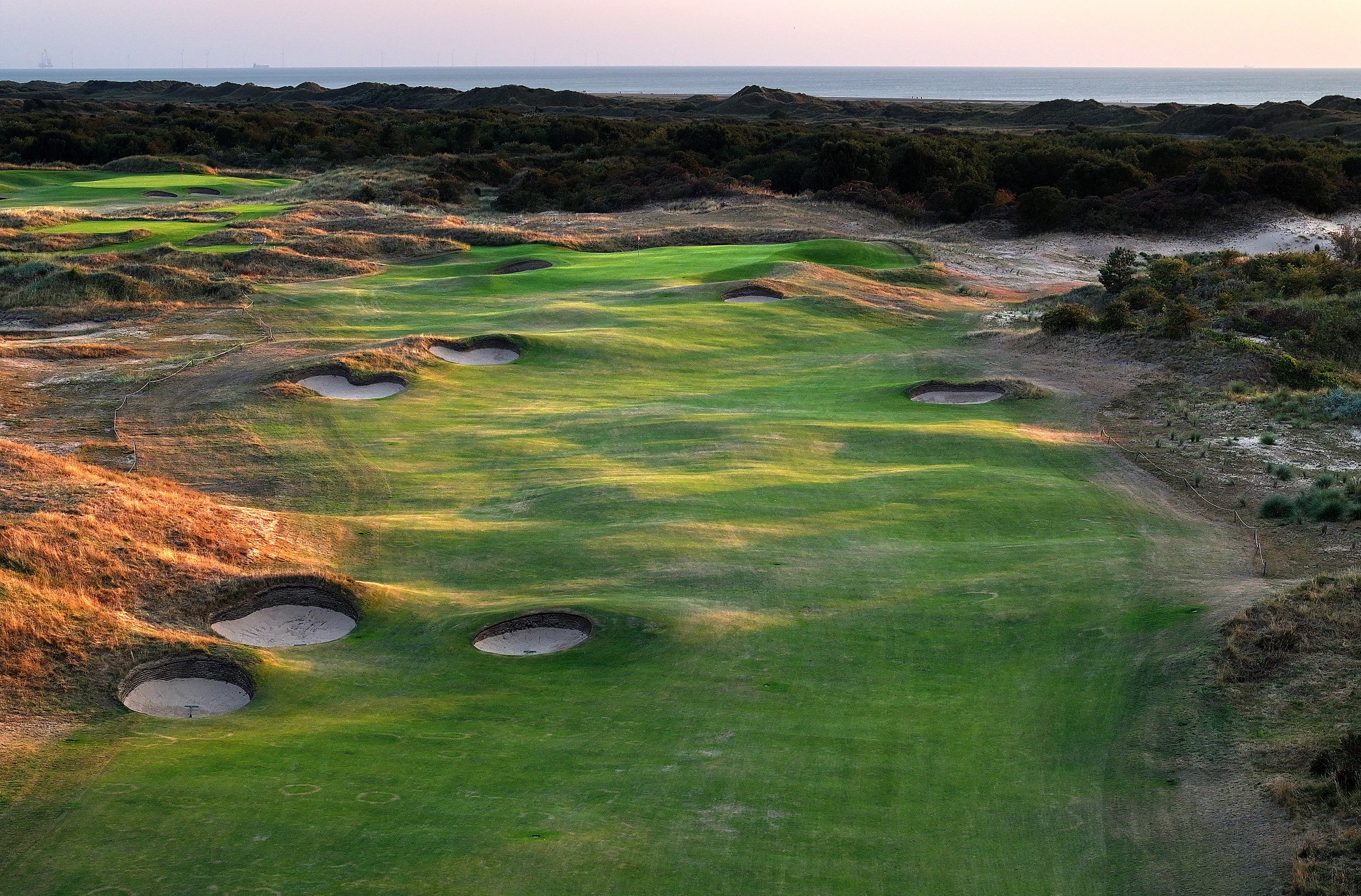 Aerial view of the 14th fairway at Royal Birkdale (David Cannon/R&A)