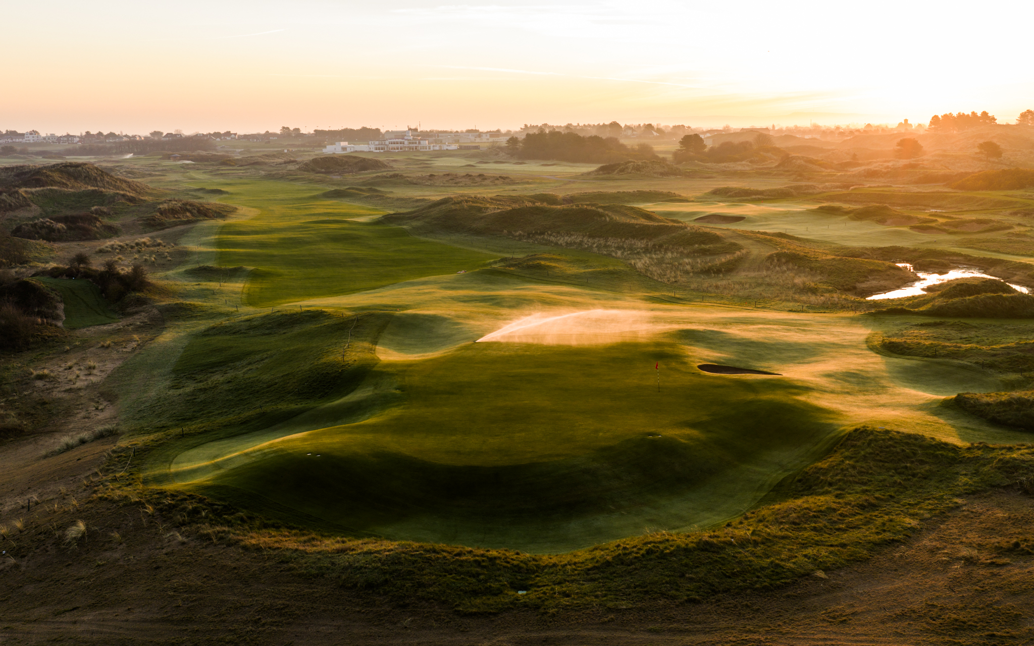 Behind the 14th green at Royal Birkdale (Cookie Jar Golf)
