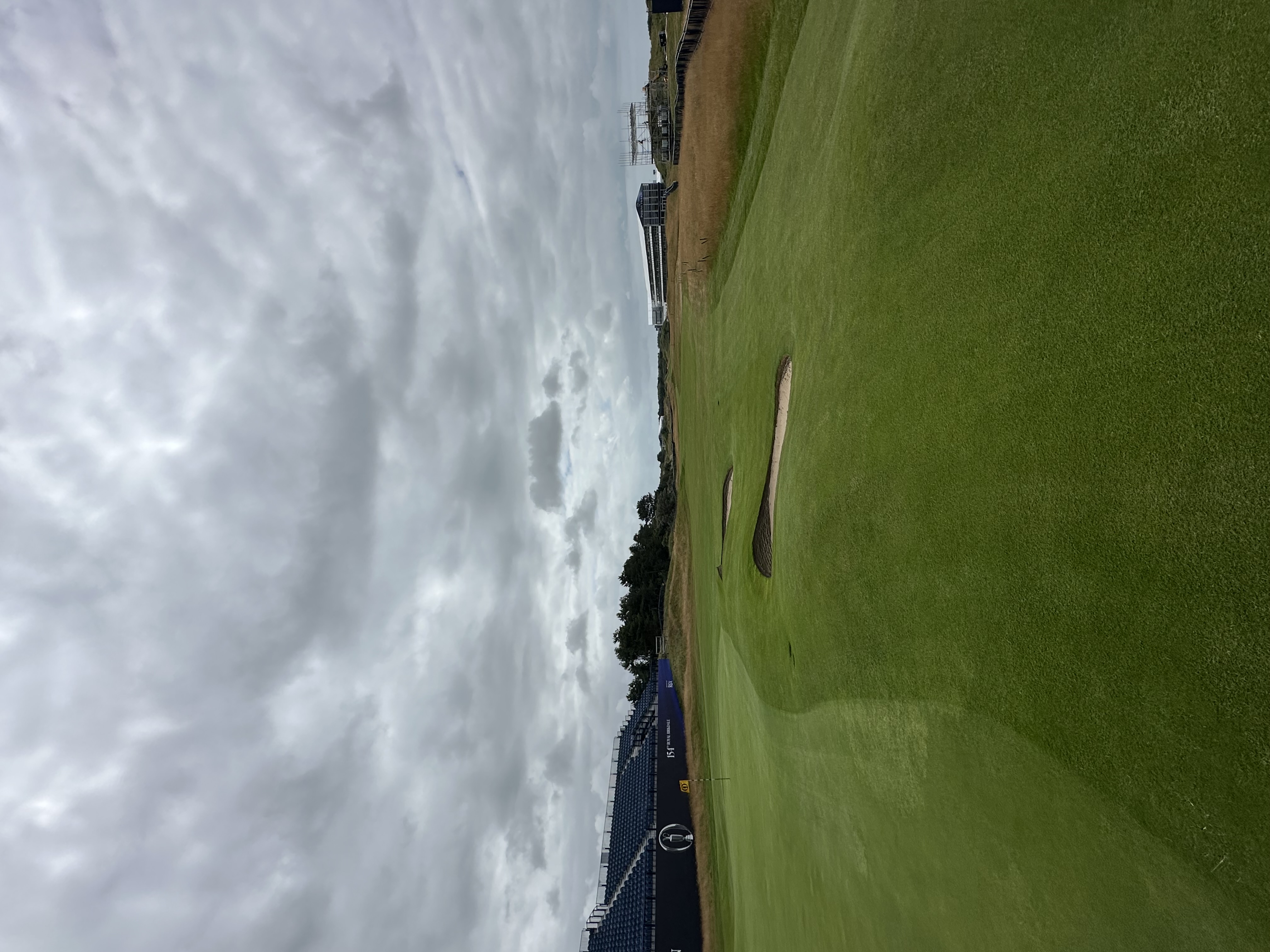 Left of the 18th green at Royal Birkdale (Fried Egg Golf)