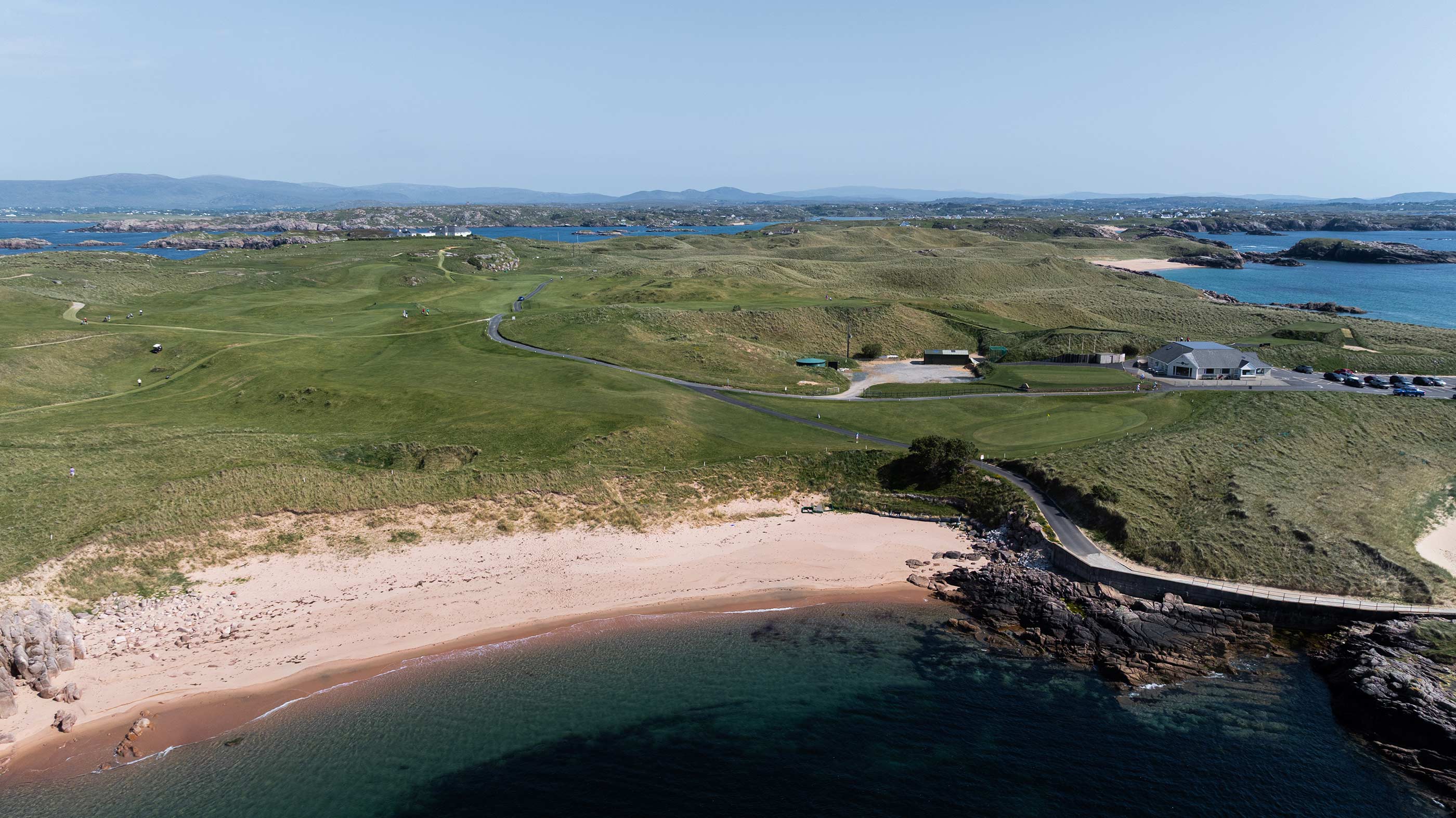 The ninth hole at Cruit Island (Fried Egg Golf)
