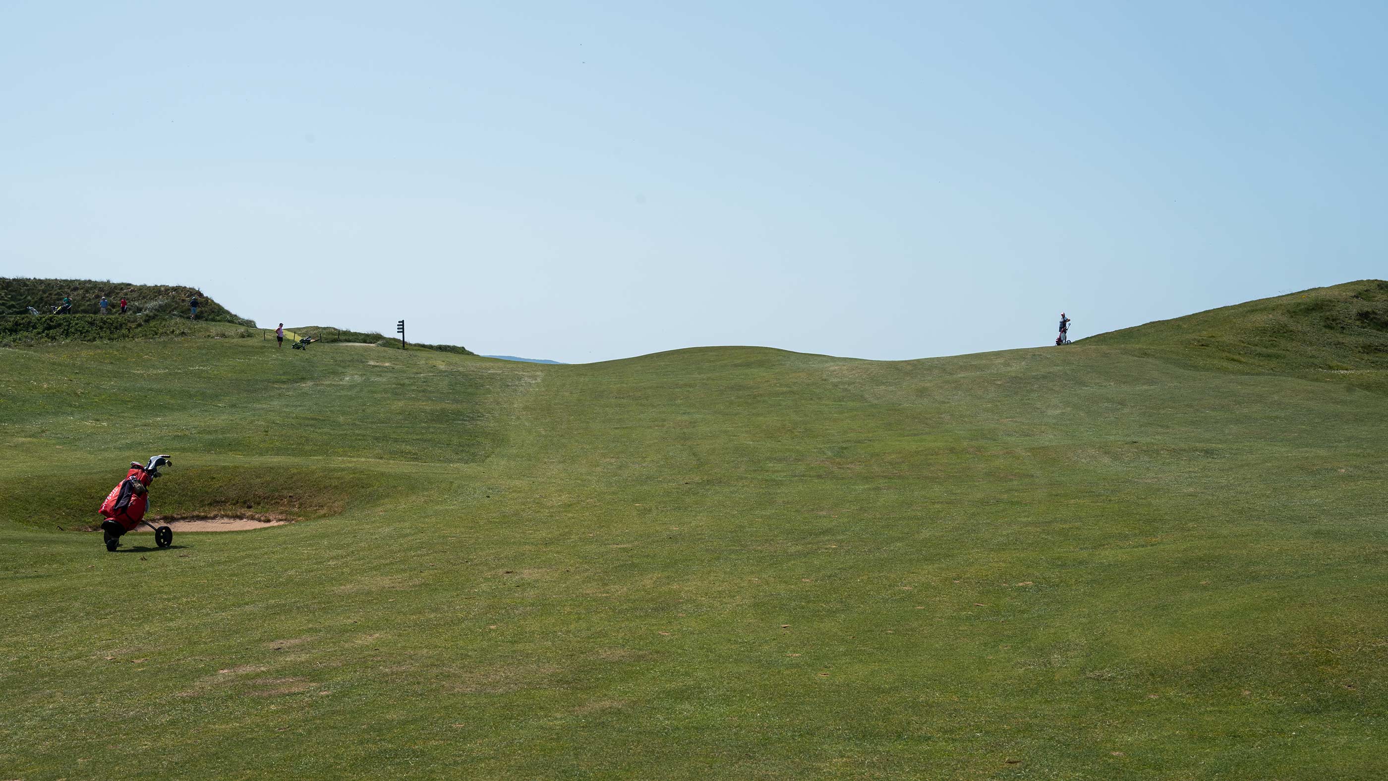 The fourth fairway at Cruit Island (Fried Egg Golf)