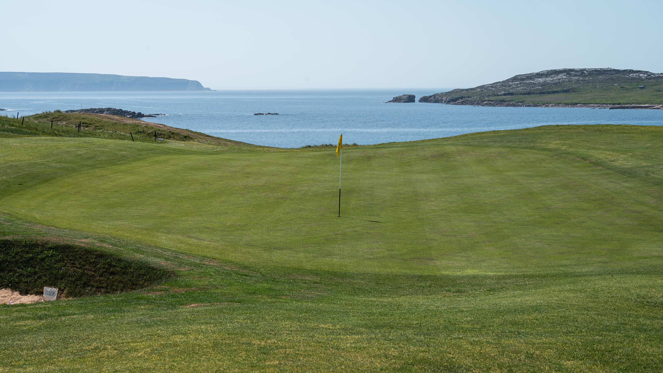 The fourth green at Cruit Island (Fried Egg Golf)