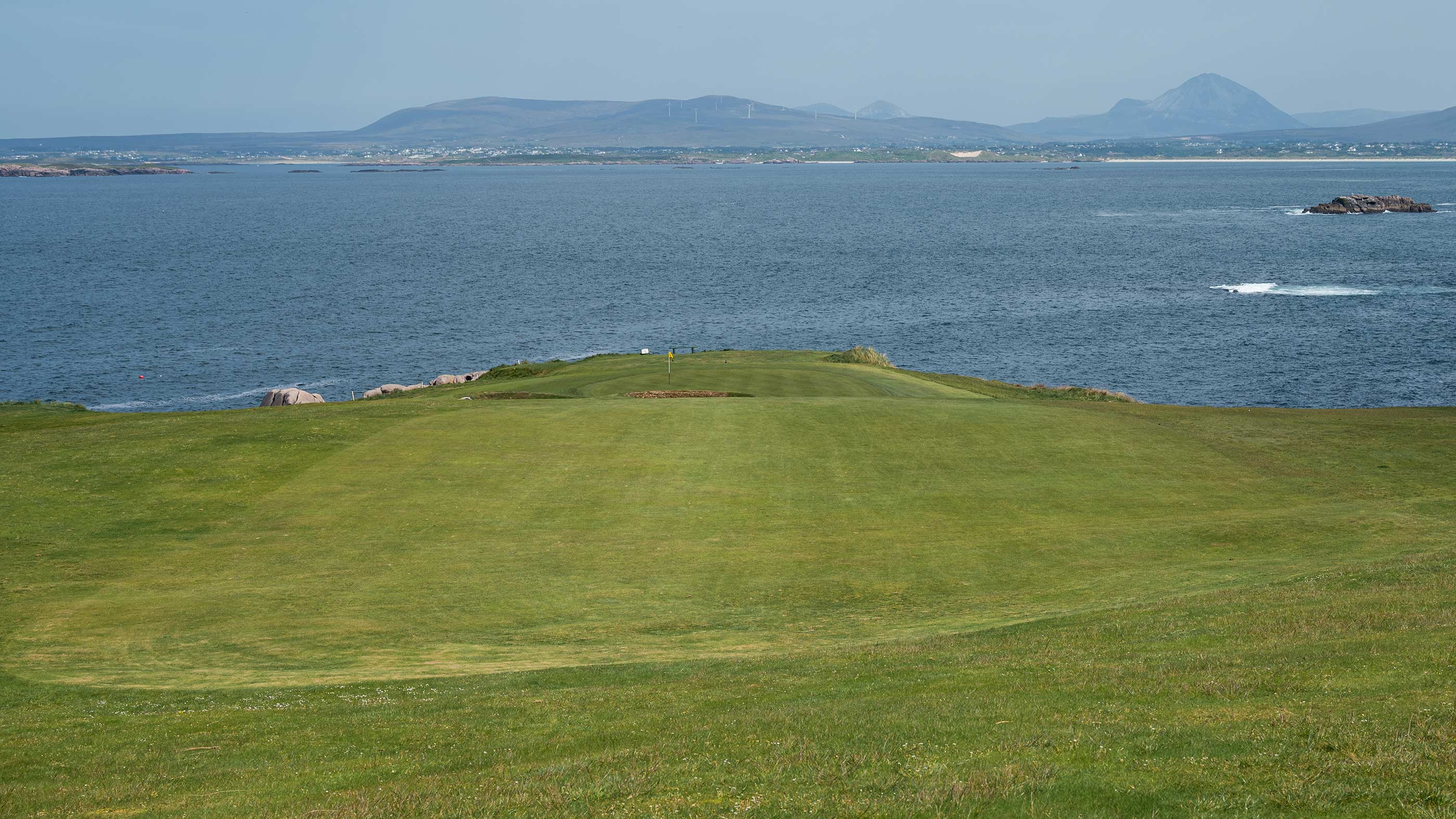The third fairway at Cruit Island (Fried Egg Golf)