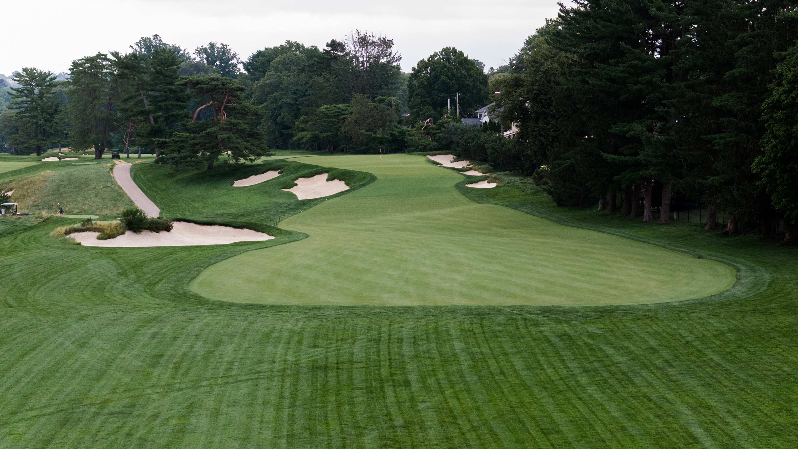 The seventh fairway at Merion East (Fried Egg Golf)