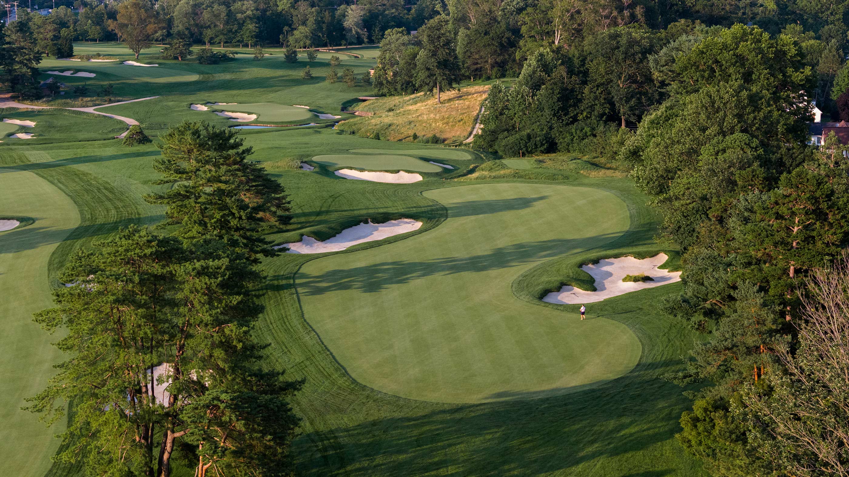 The eighth hole at Merion East (Fried Egg Golf)