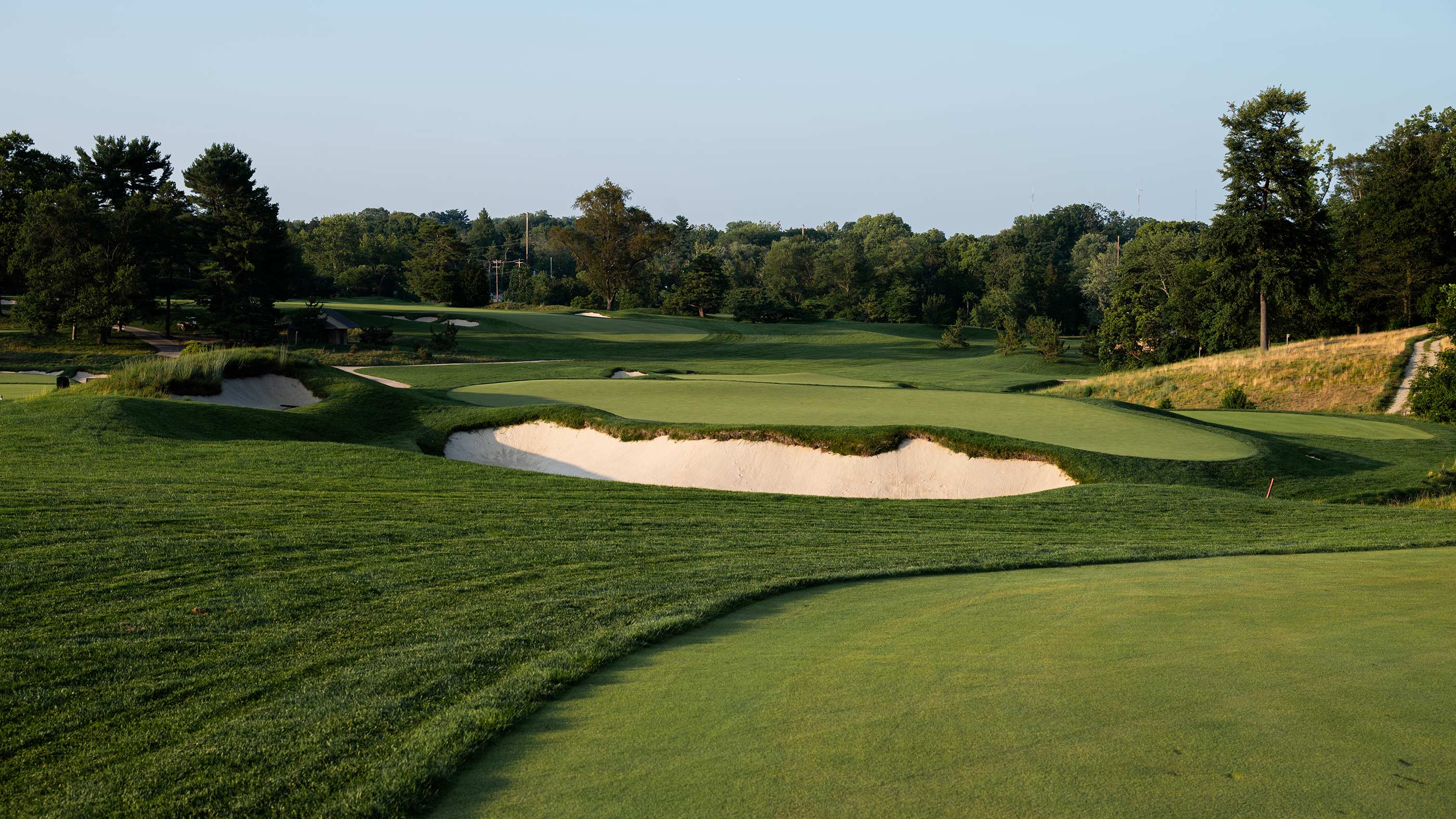 The eighth green at Merion East (Fried Egg Golf)