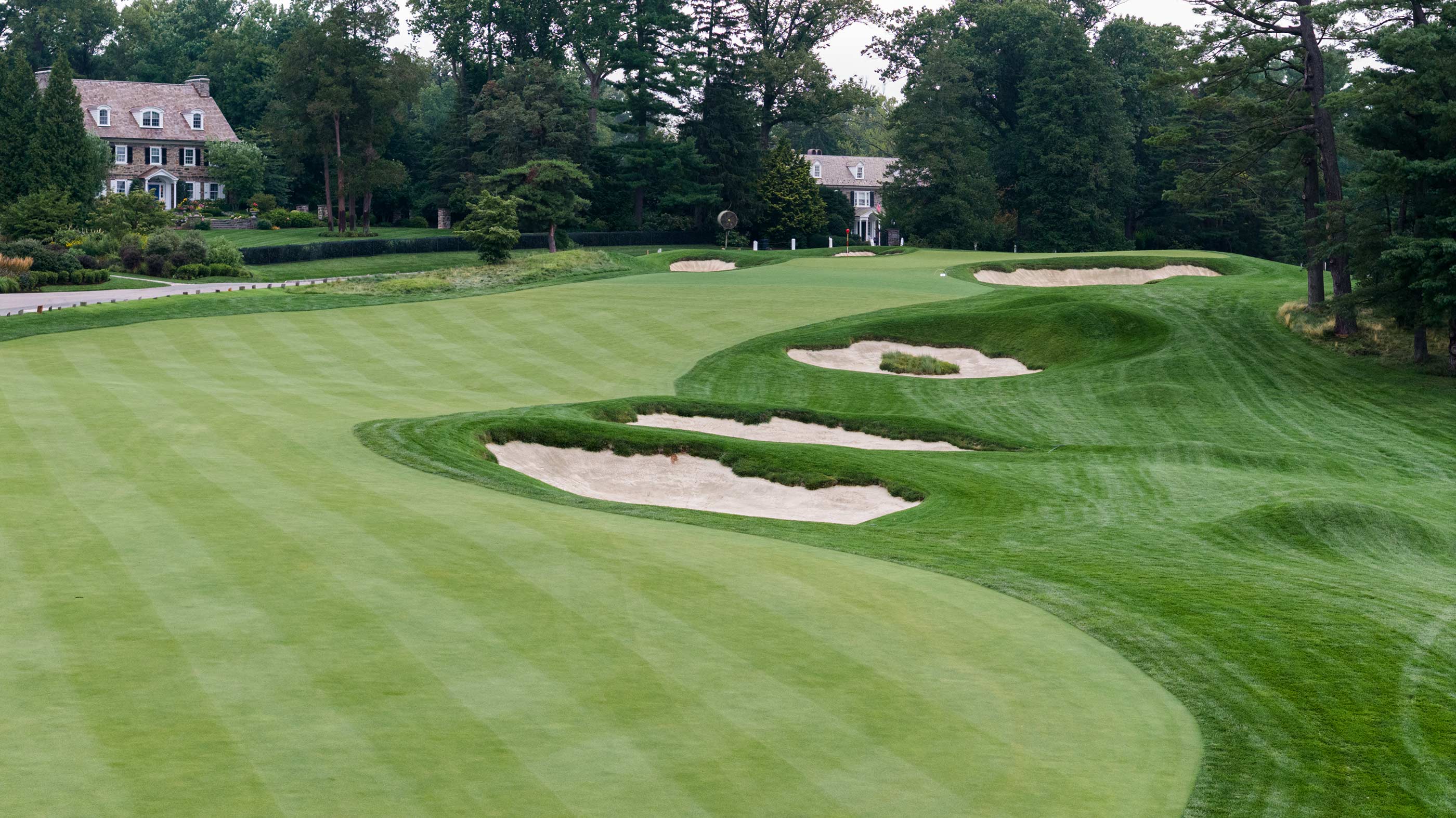 The 15th fairway at Merion East (Fried Egg Golf)