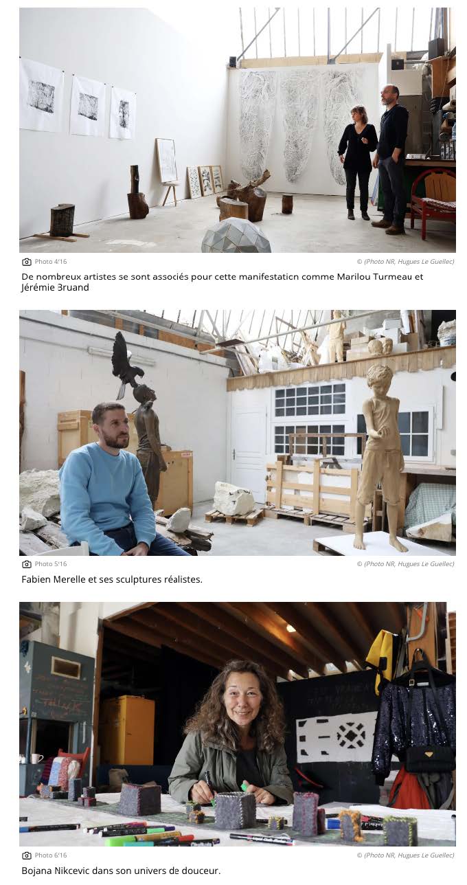 Pierre-Jean Chabert présente son bestiaire monumental aux Ateliers de la Morinerie