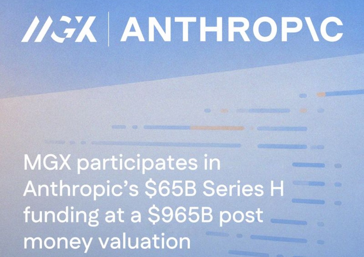 MGX and Anthropic logos