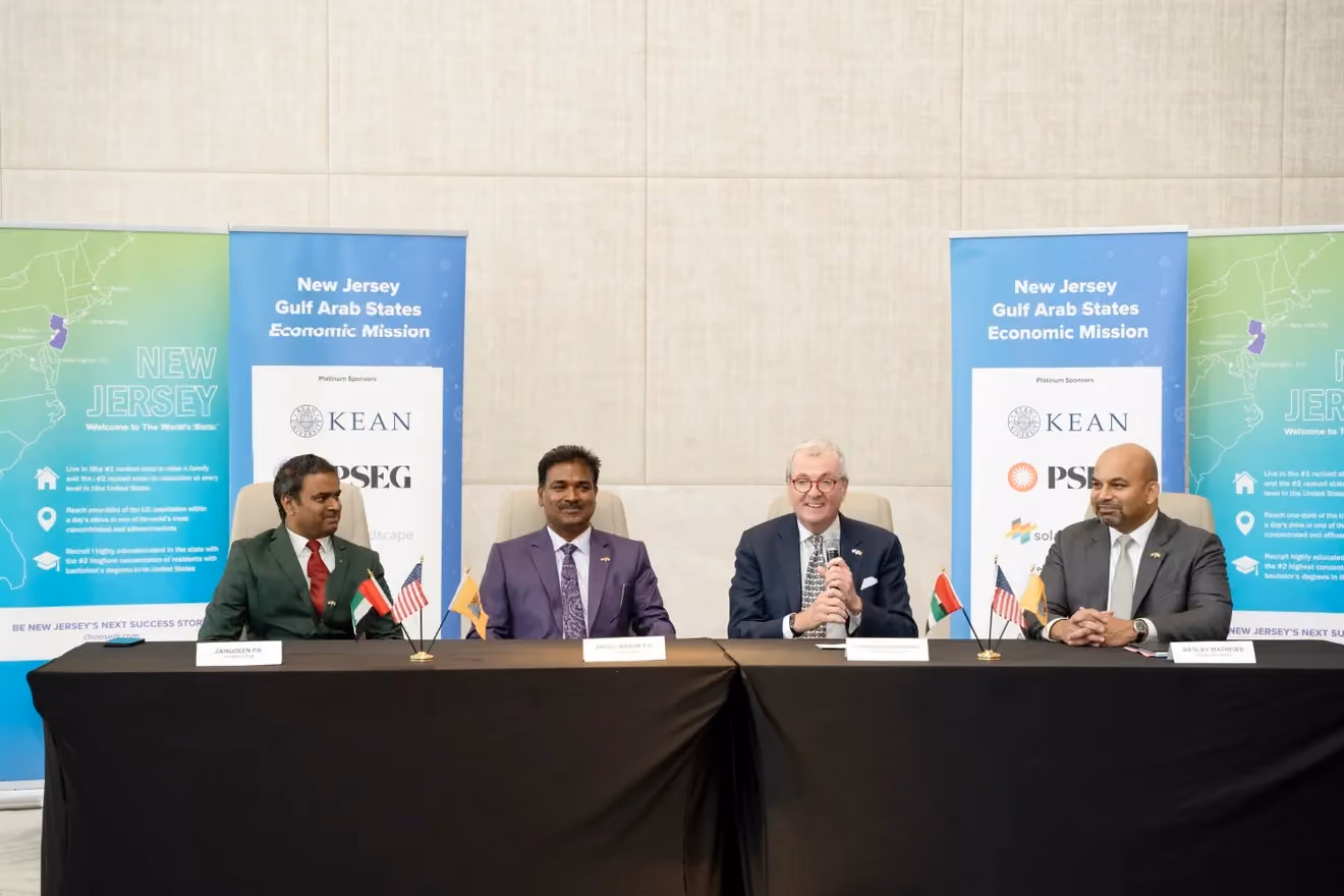 New Jersey Governor Phil Murphy with Hotpack leadership