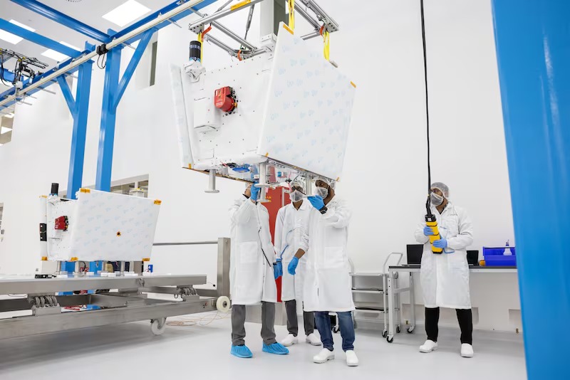 Orbitworks satellite production facility in Abu Dhabi developed by Marlan Space and Loft Orbital.