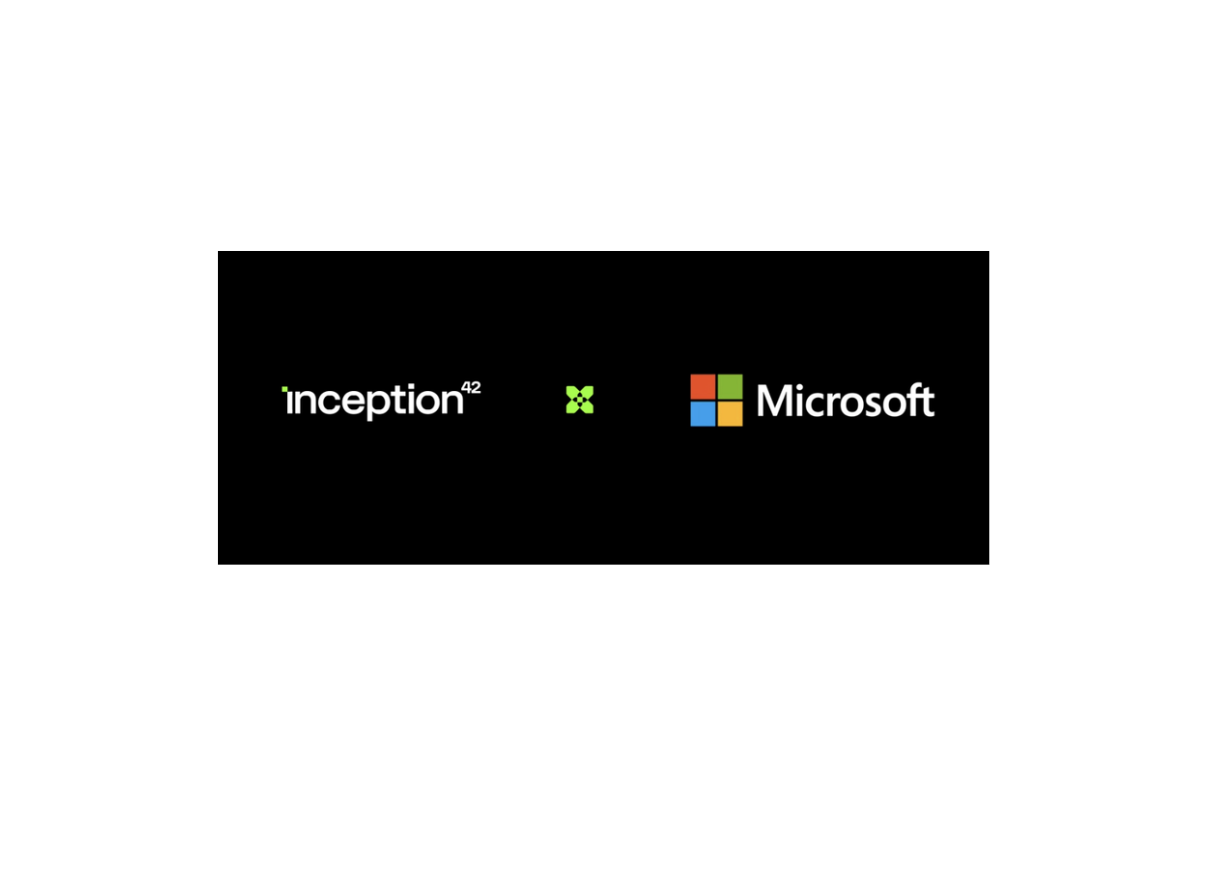 Inception42 and Microsoft partnership logo.
