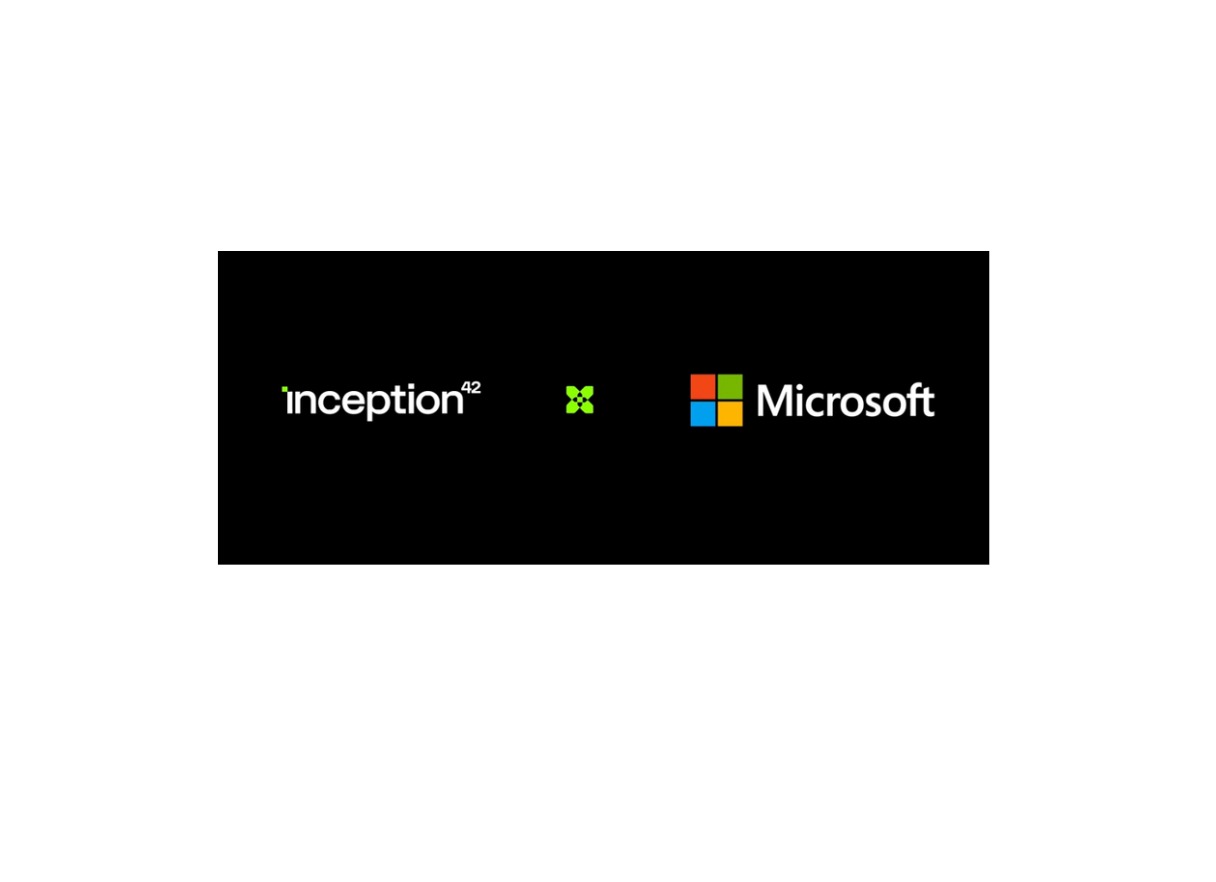 Inception42 and Microsoft partnership logo.