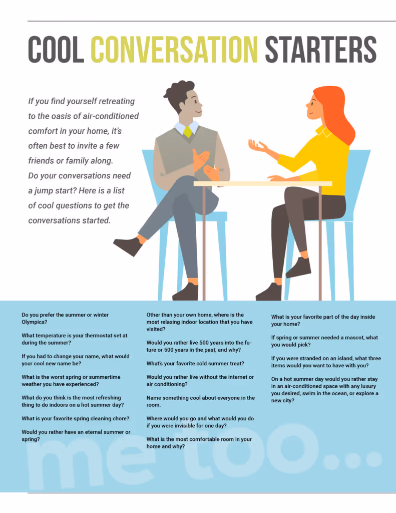 Cool Conversation Starters