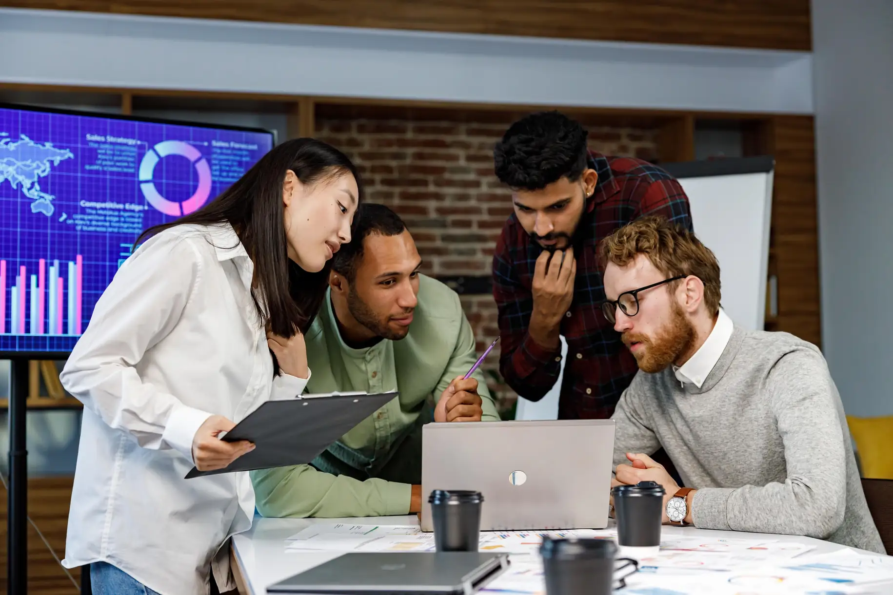 Solution highlight graphic demonstrating value proposition