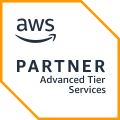 AWS Partner advanced tier services logo.