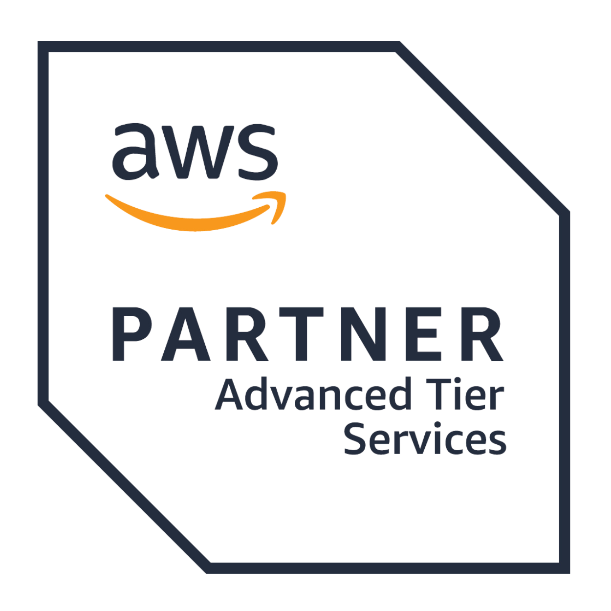 AWS Partner advanced tier services logo.