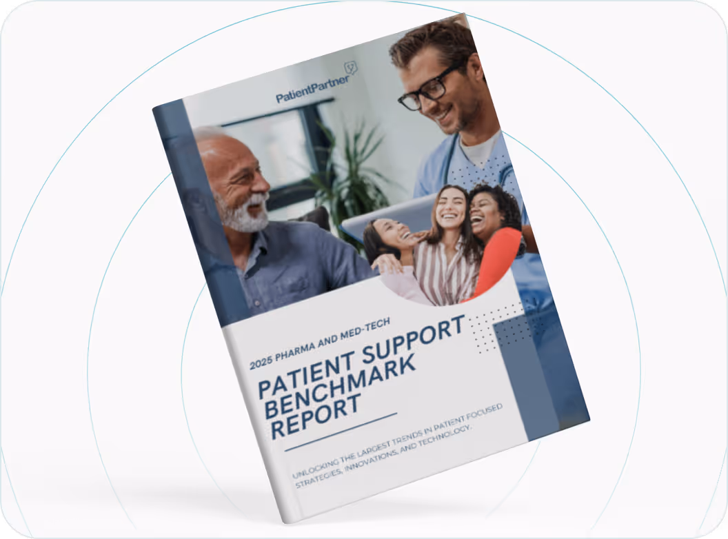 Printed brochure showing PatientPartner mentor matching and value