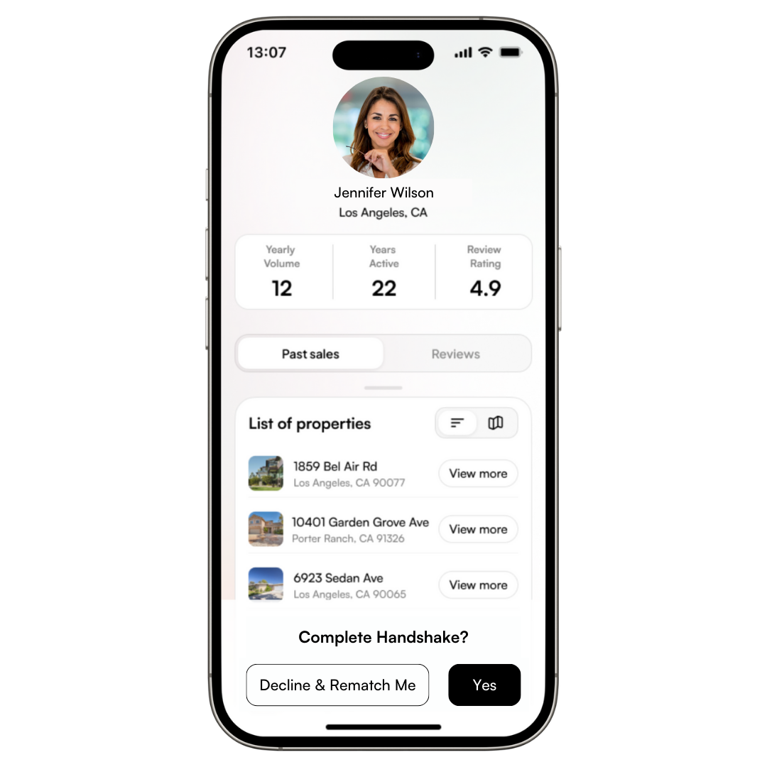 Handshake notification