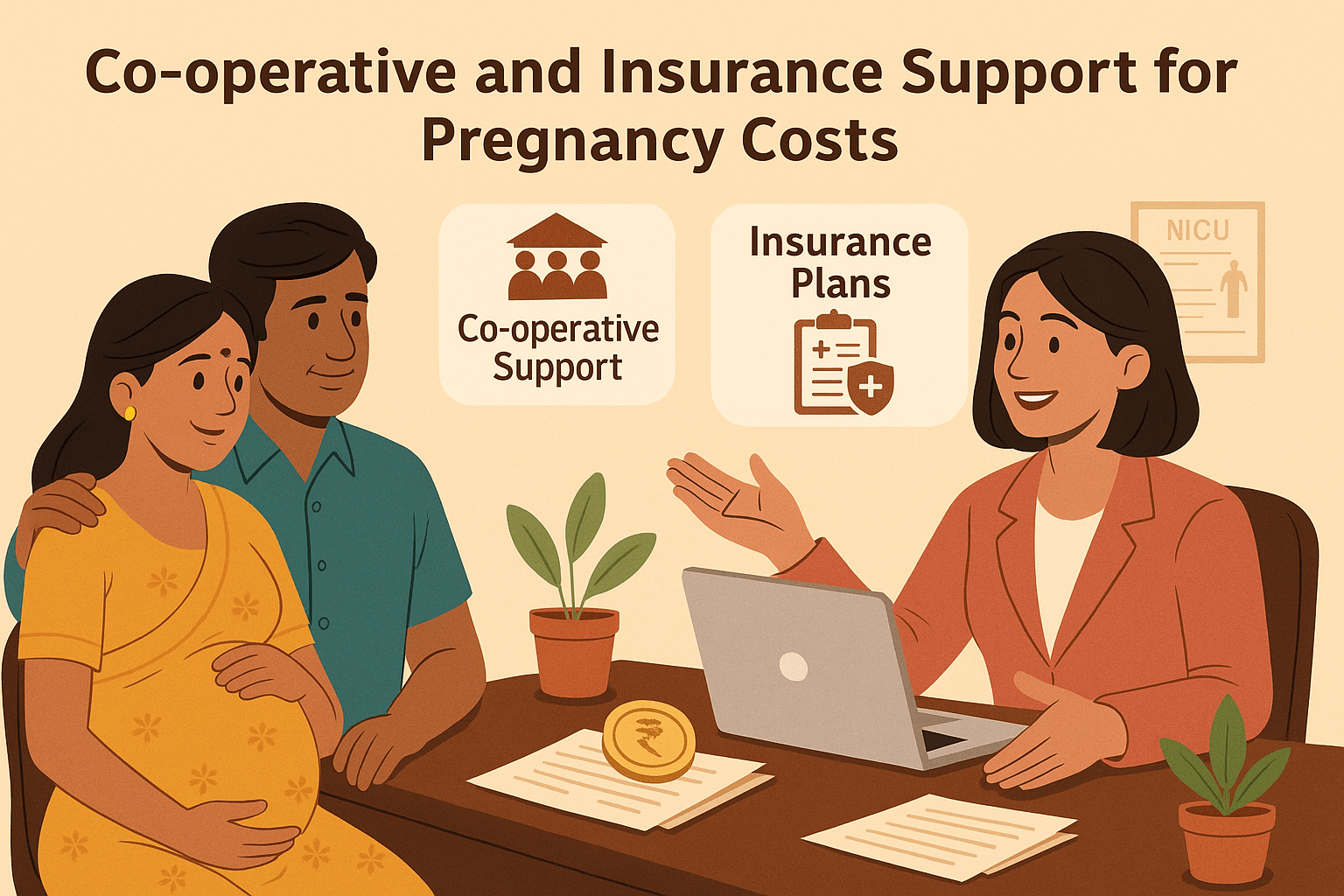 Co-operative and Insurance Support for Pregnancy Costs