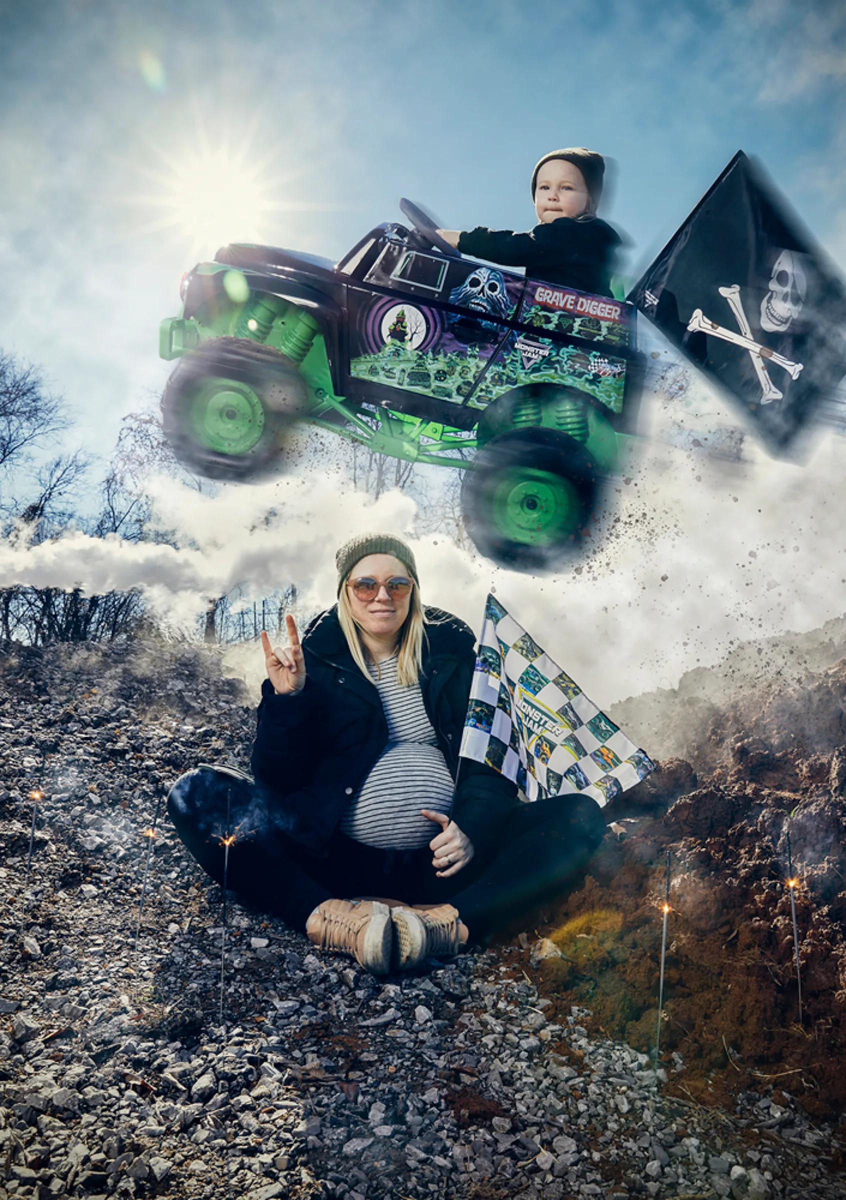 A fun art portrait by Robby Klein; celebrity, music and fine art photographer based in Nashville, Tennessee