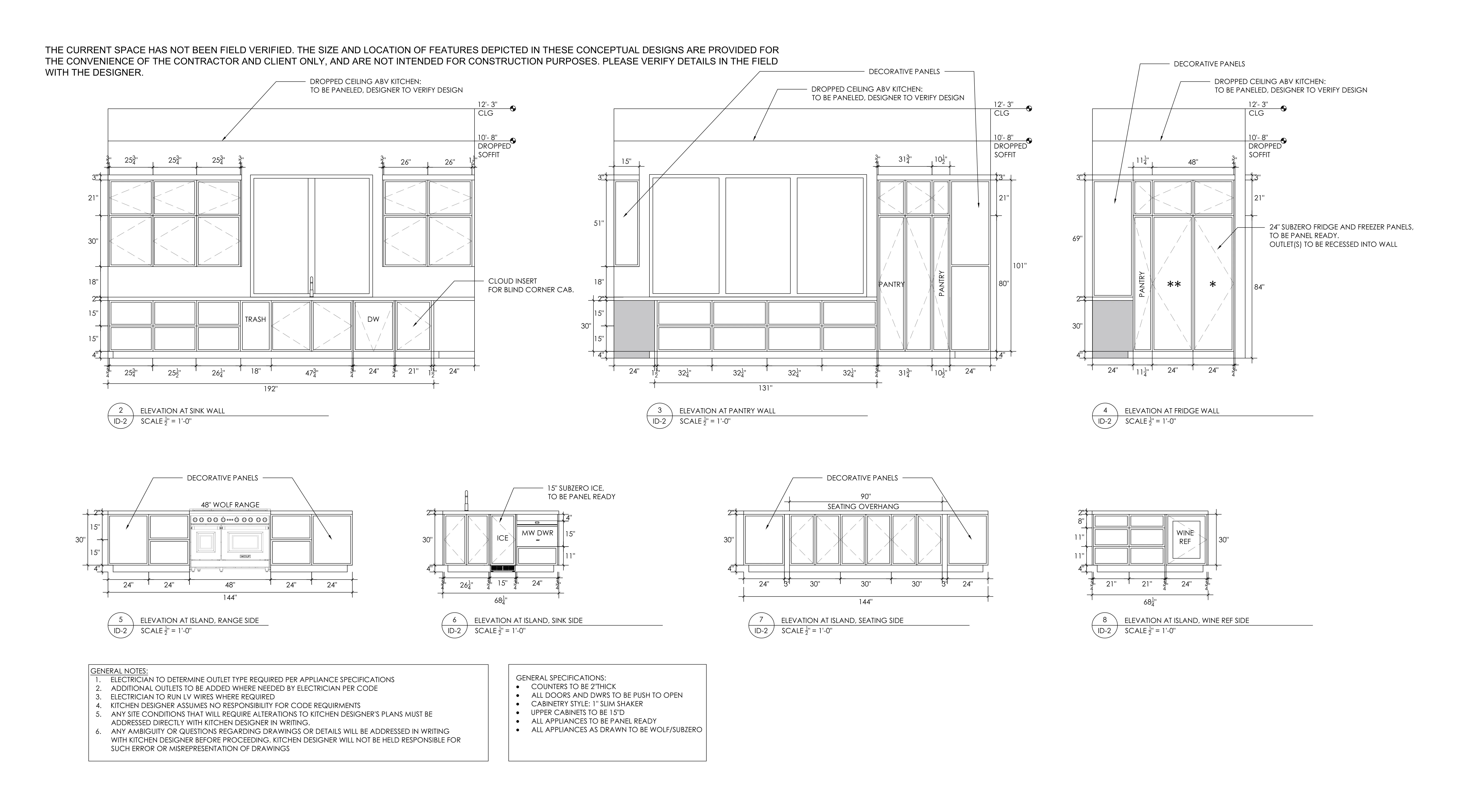 Bespoke Millwork Drawings