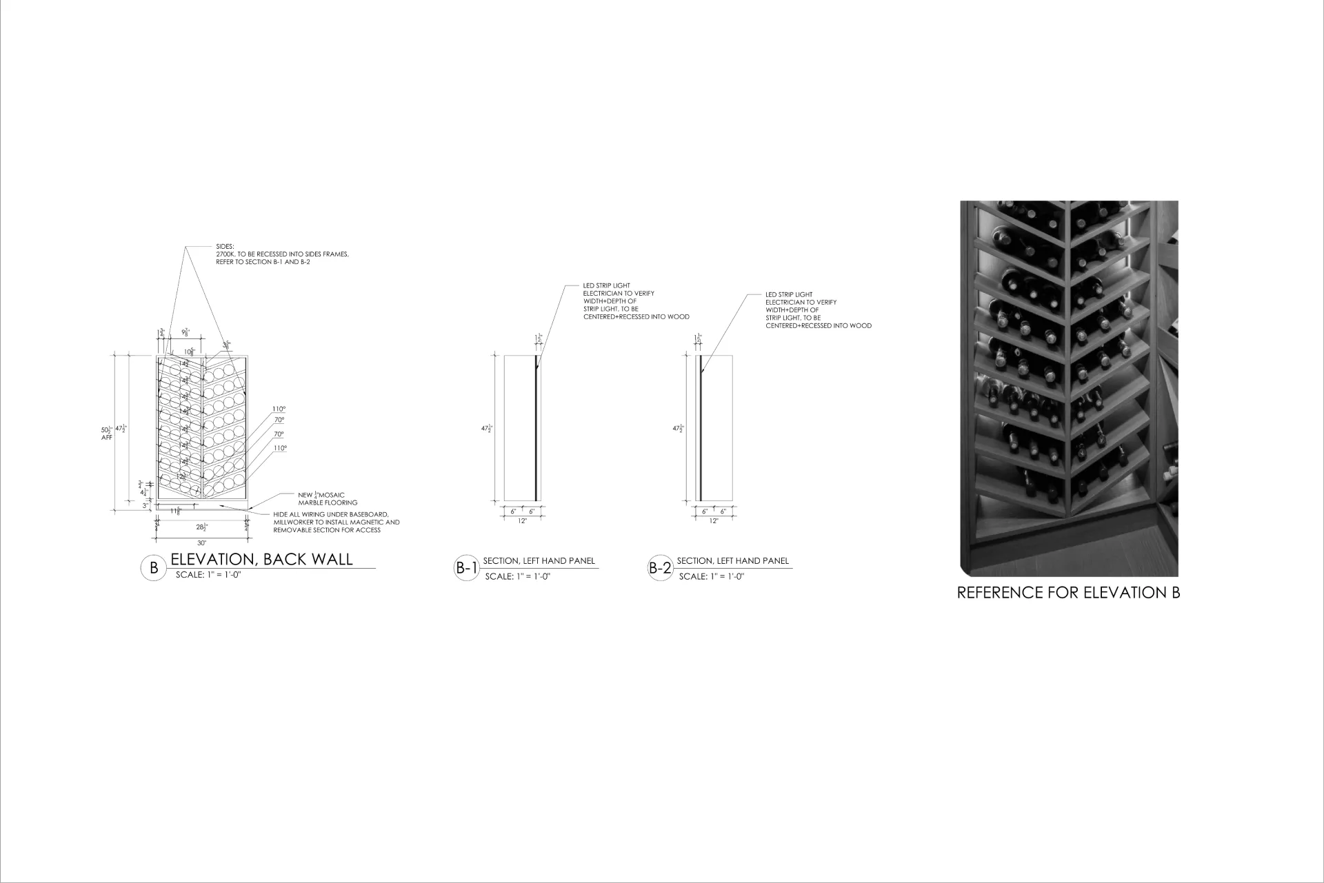 Bespoke Millwork Drawings