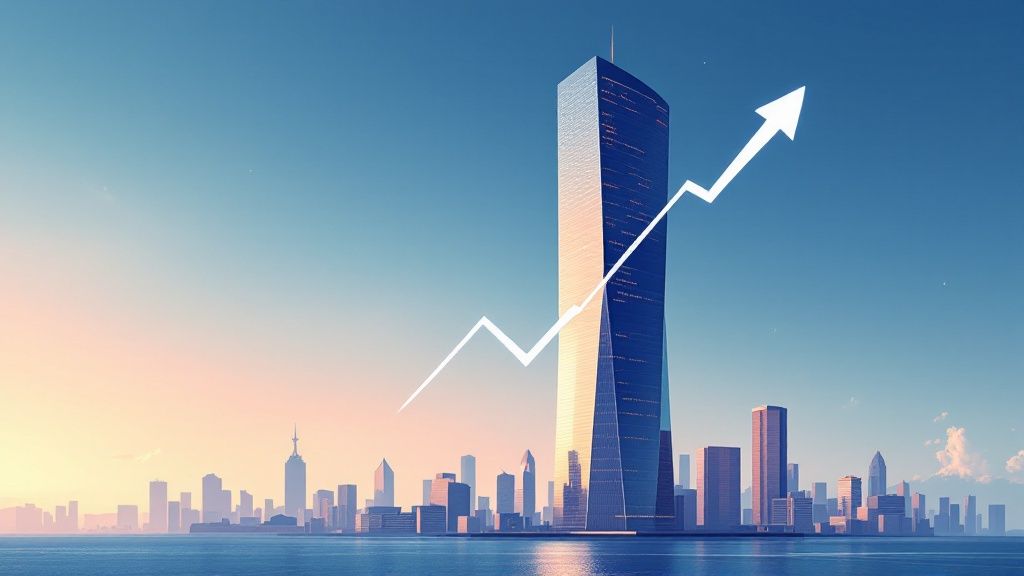 A visual representation of a Public Limited Company (PLC)