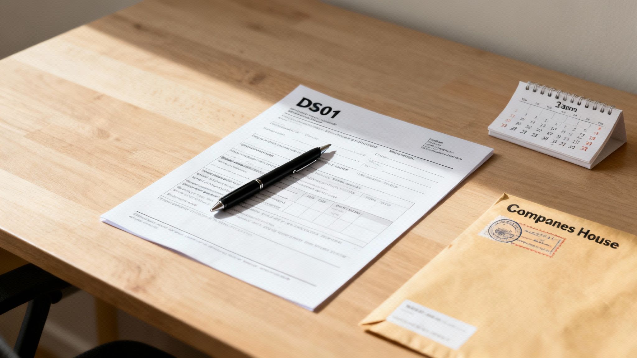 A professional looking over business documents in an office setting