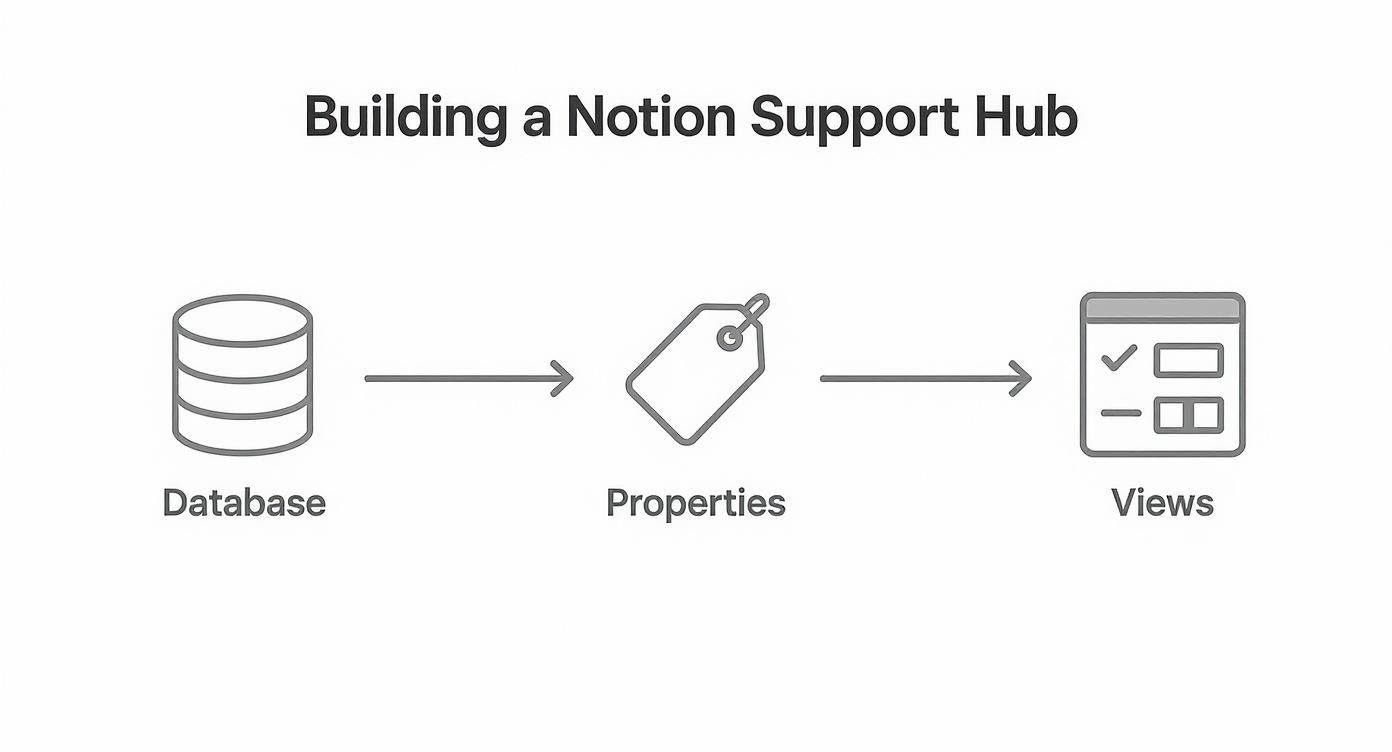 Infographic about Customer Support on Day One: Stand Up an AI Helpdesk with Notion Gmail and Zapier in an Afternoon