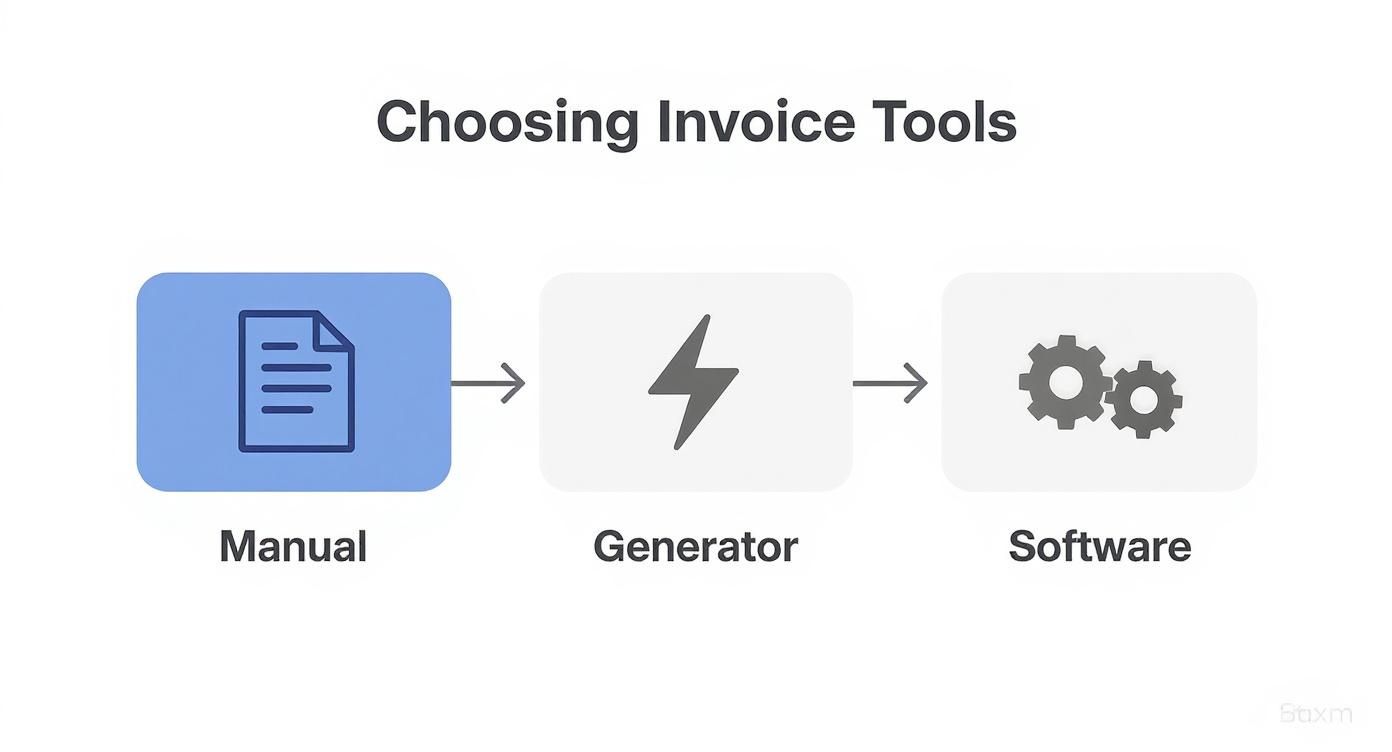 Infographic about how to invoice as a freelancer