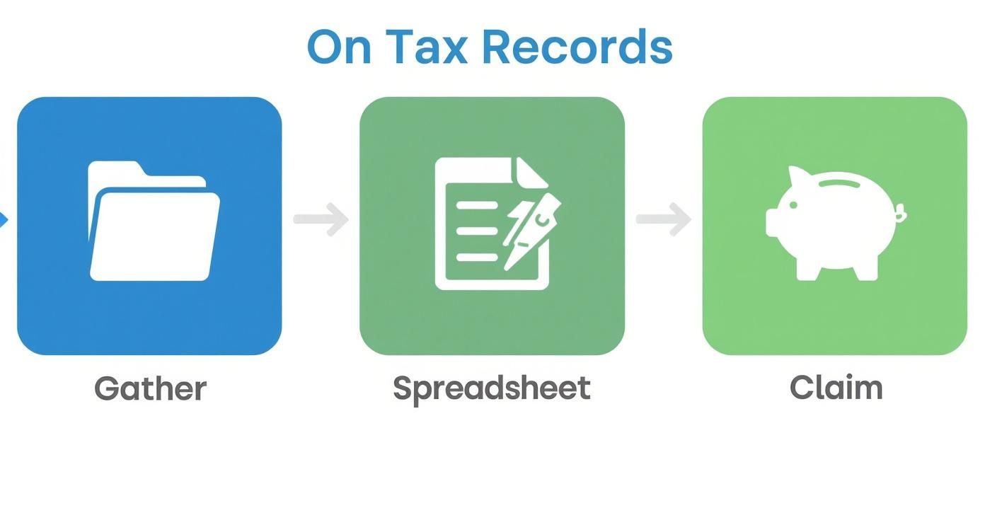 Infographic about self employed tax return help