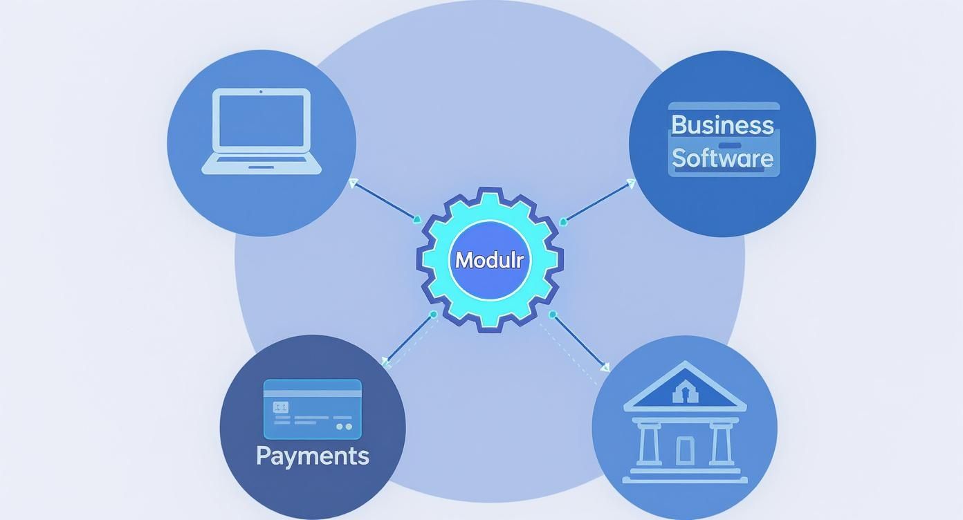 Infographic about modulr