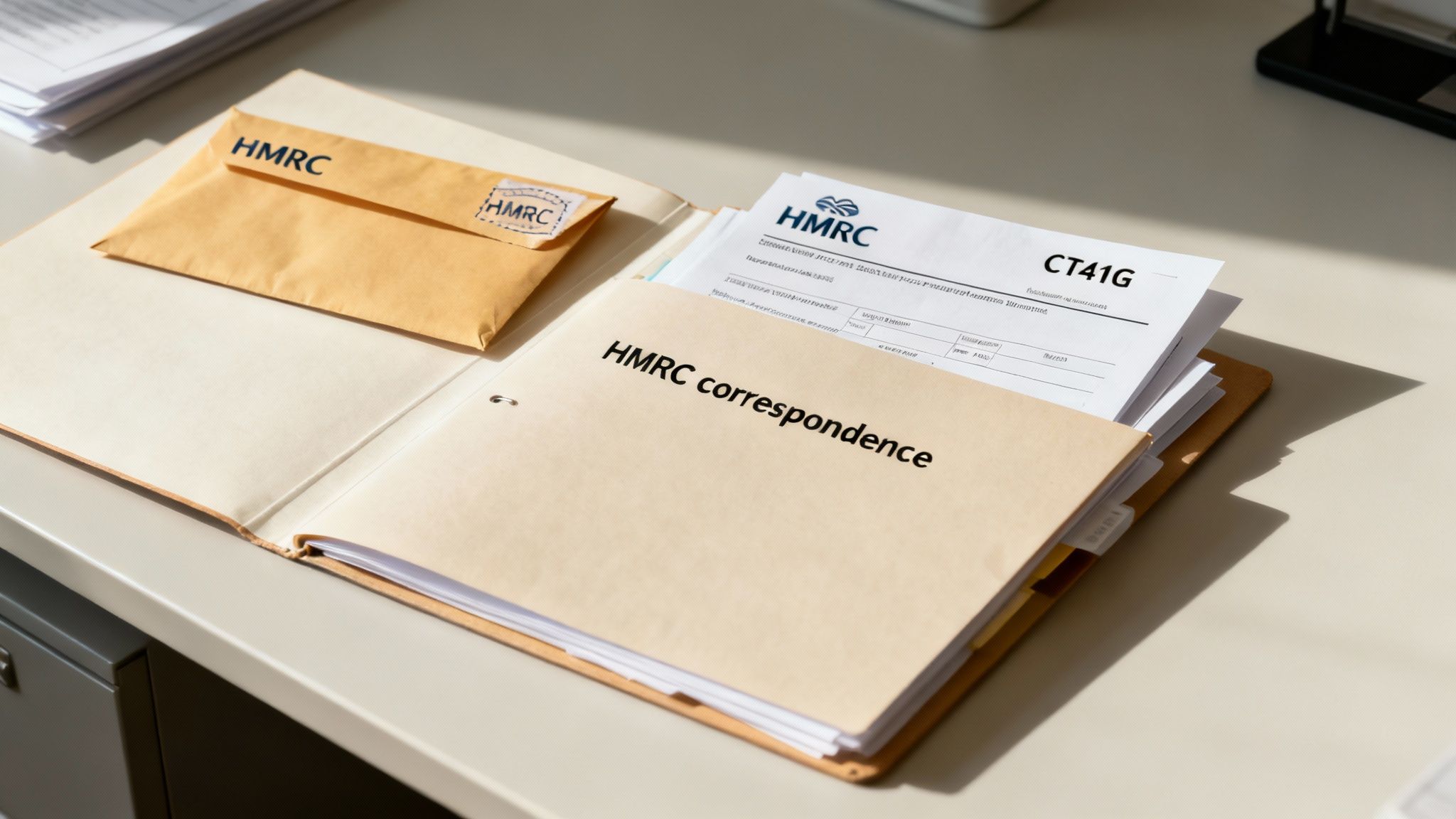 A close-up of official paperwork, highlighting where a UTR number might be located.