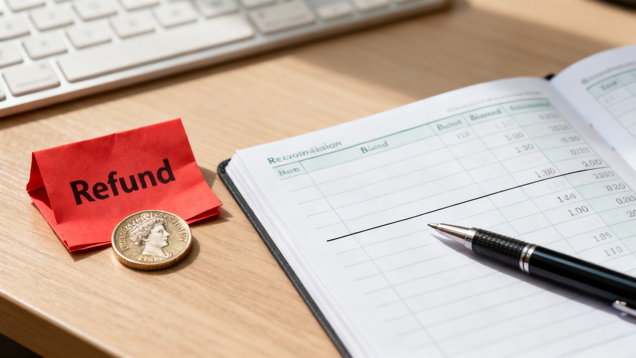 A person looking at a laptop with financial charts, looking slightly confused.